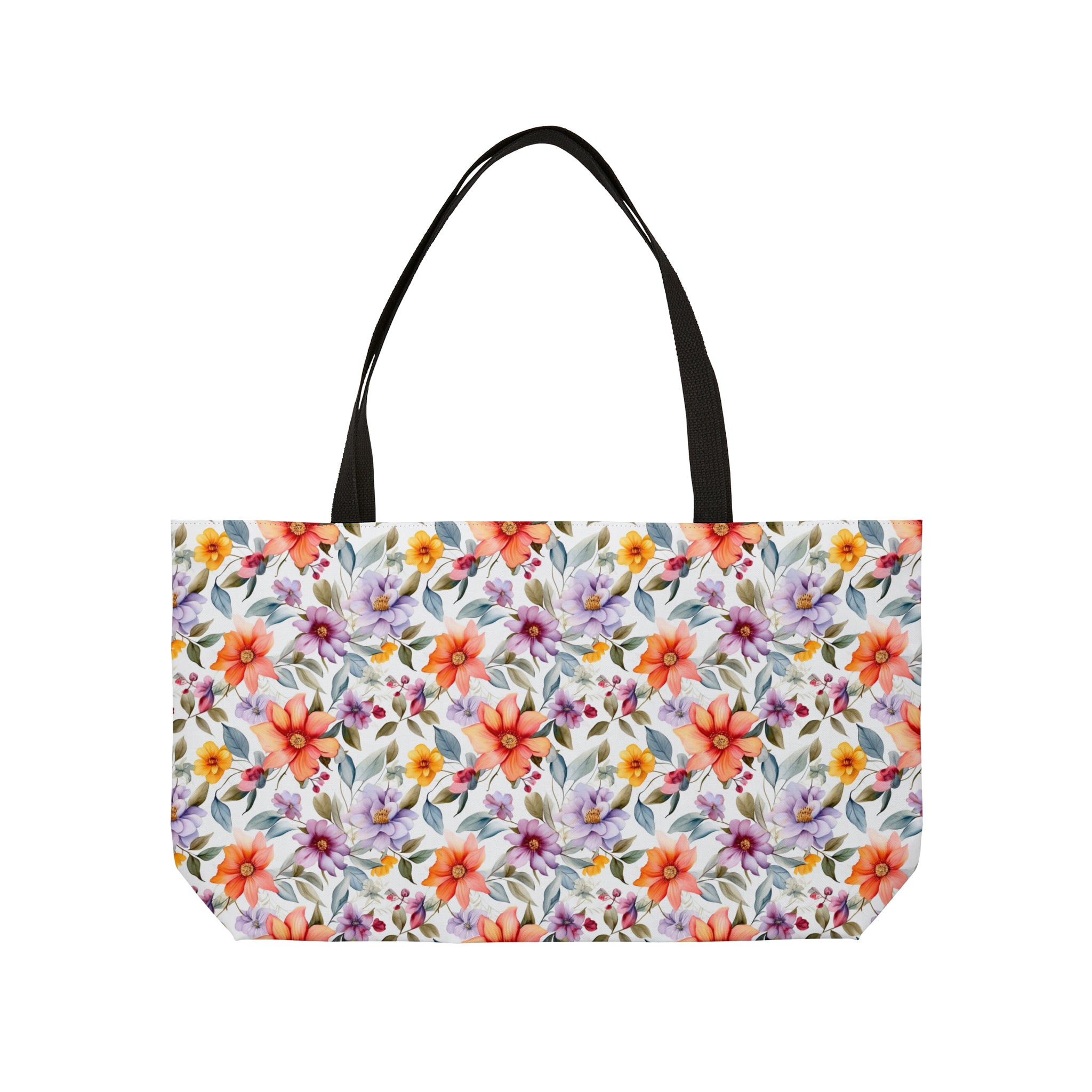 Weekender Tote Bag (AOP) - Seamless Floral Designs 06