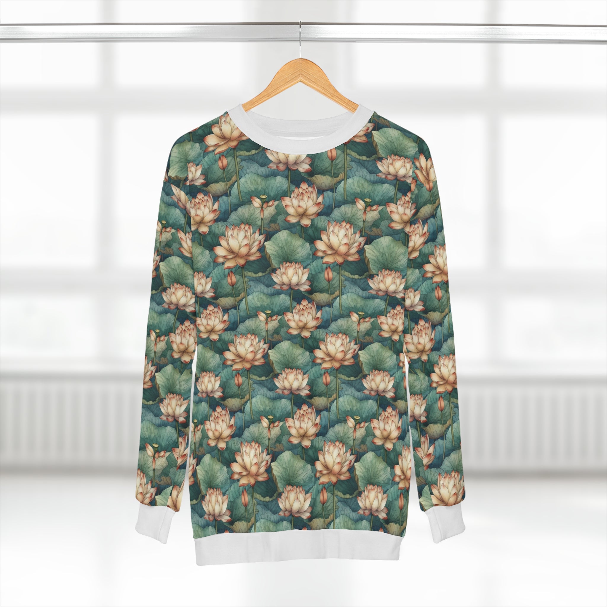 Unisex Sweatshirt (AOP) - Seamless Watercolor Designs 08