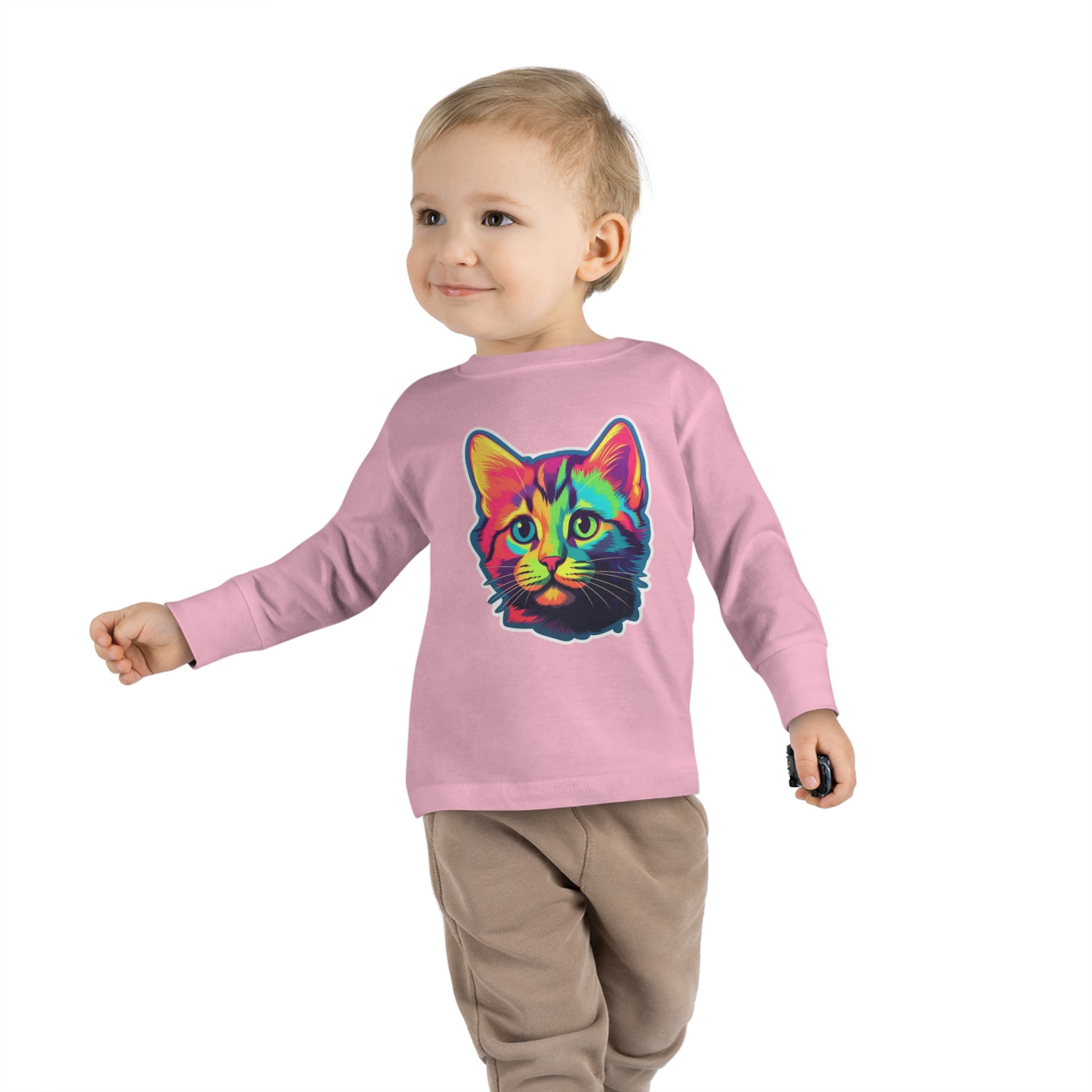 Toddler Long Sleeve Tee - Kittens 07