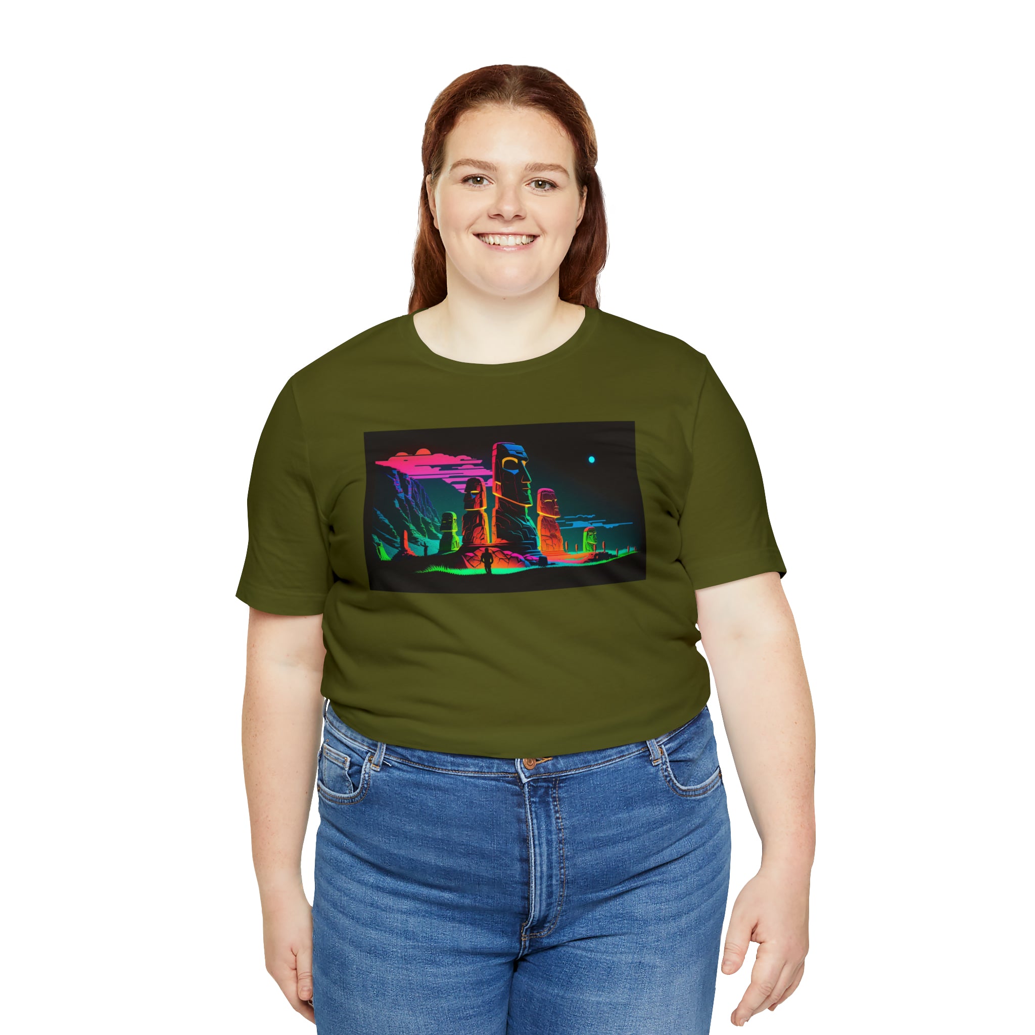 Unisex Jersey Short Sleeve Tee - Easter Islands, Chile