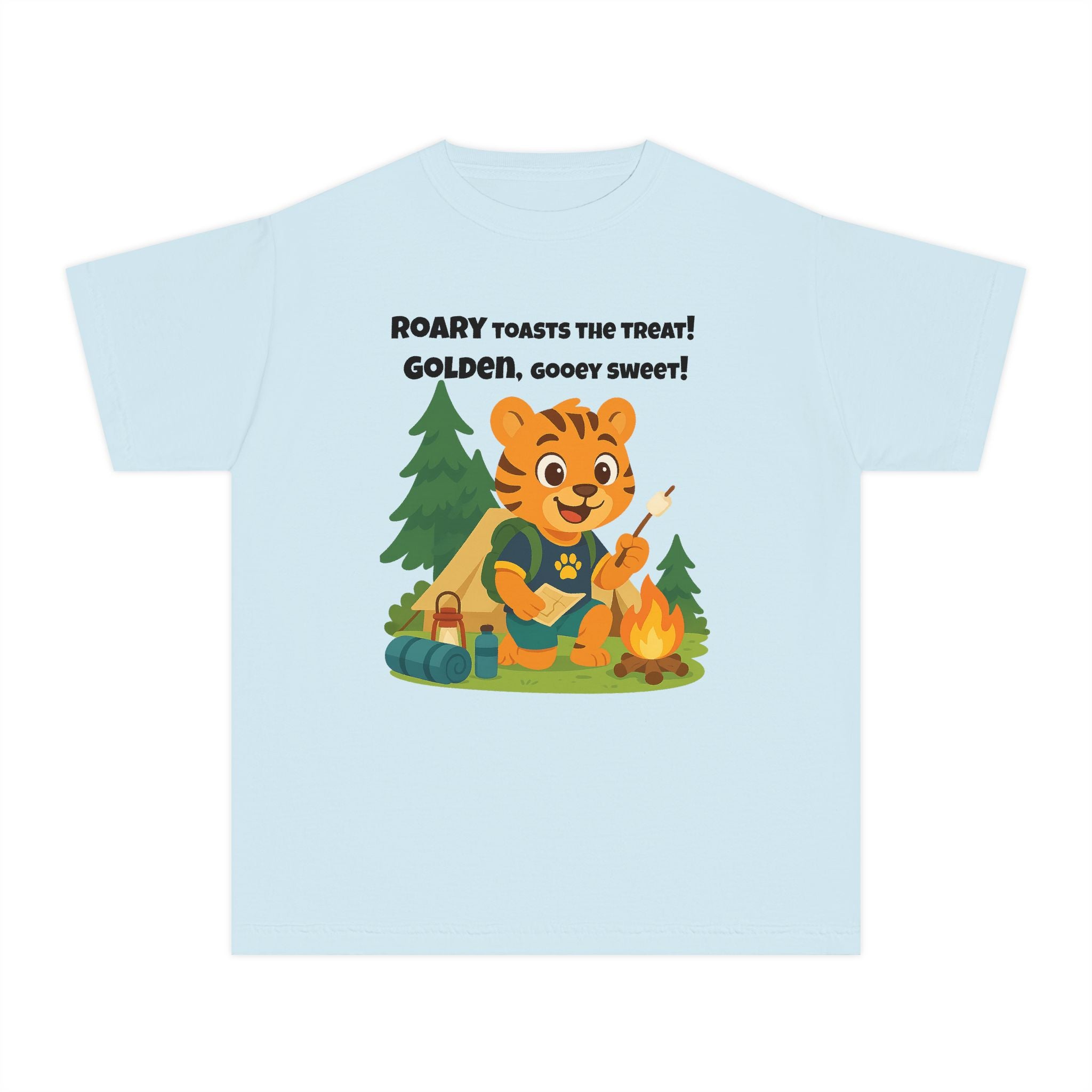 Youth Midweight Cotton Tee - Roary's Camping Adventures