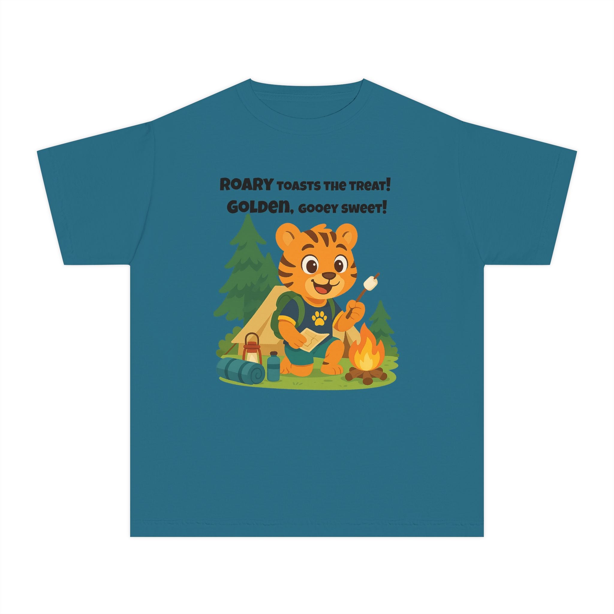 Youth Midweight Cotton Tee - Roary's Camping Adventures