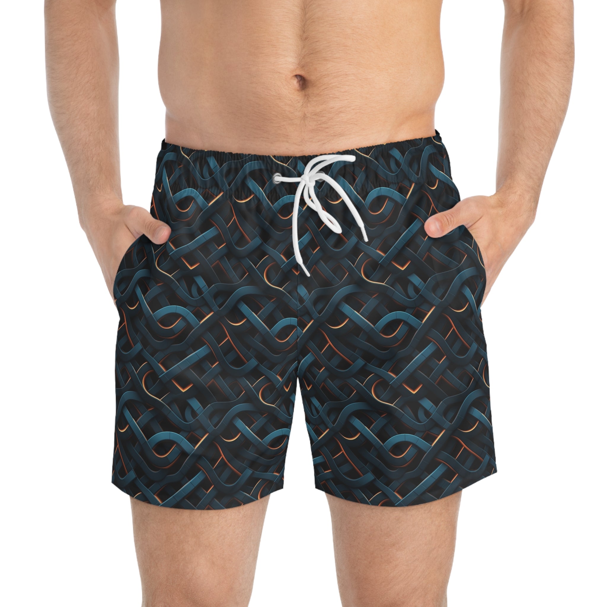 Swim Trunks (AOP) - Seamless Abstract Designs 07