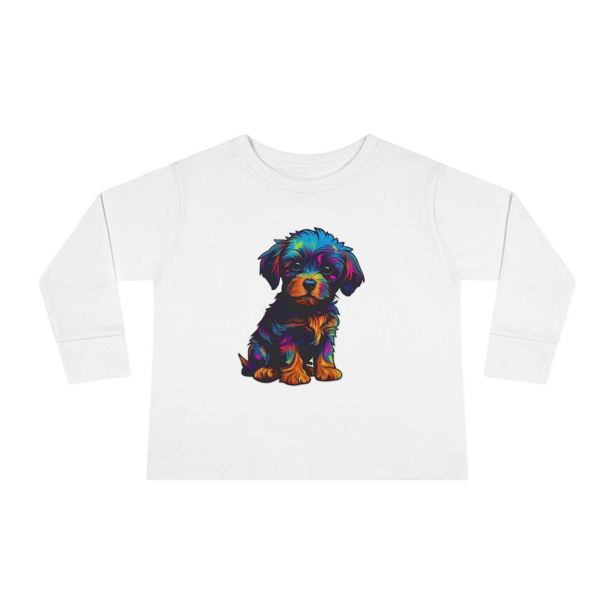 Toddler Long Sleeve Tee - Puppies 04