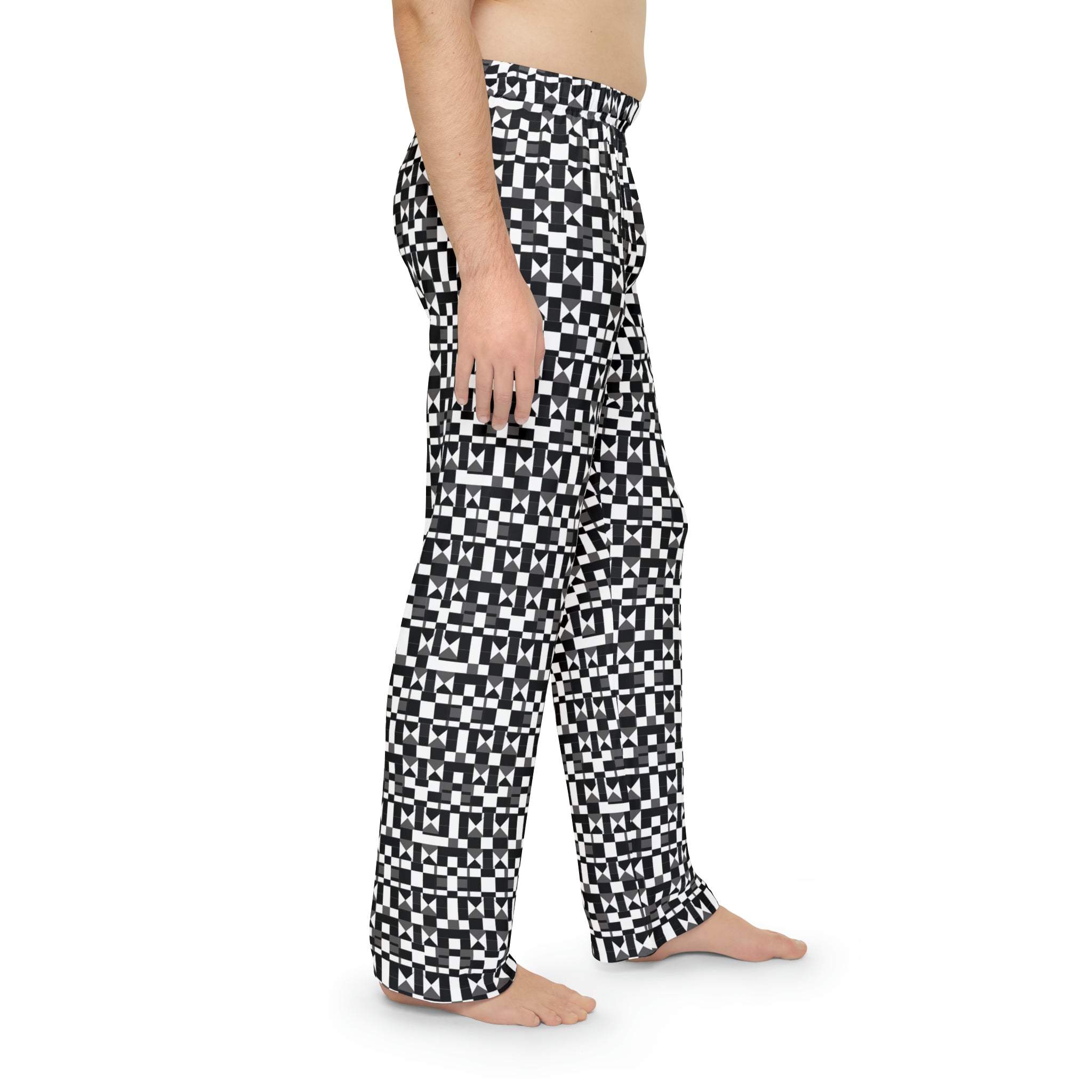 Men's Pajama Pants (AOP) - Seamless Checkered Designs 03