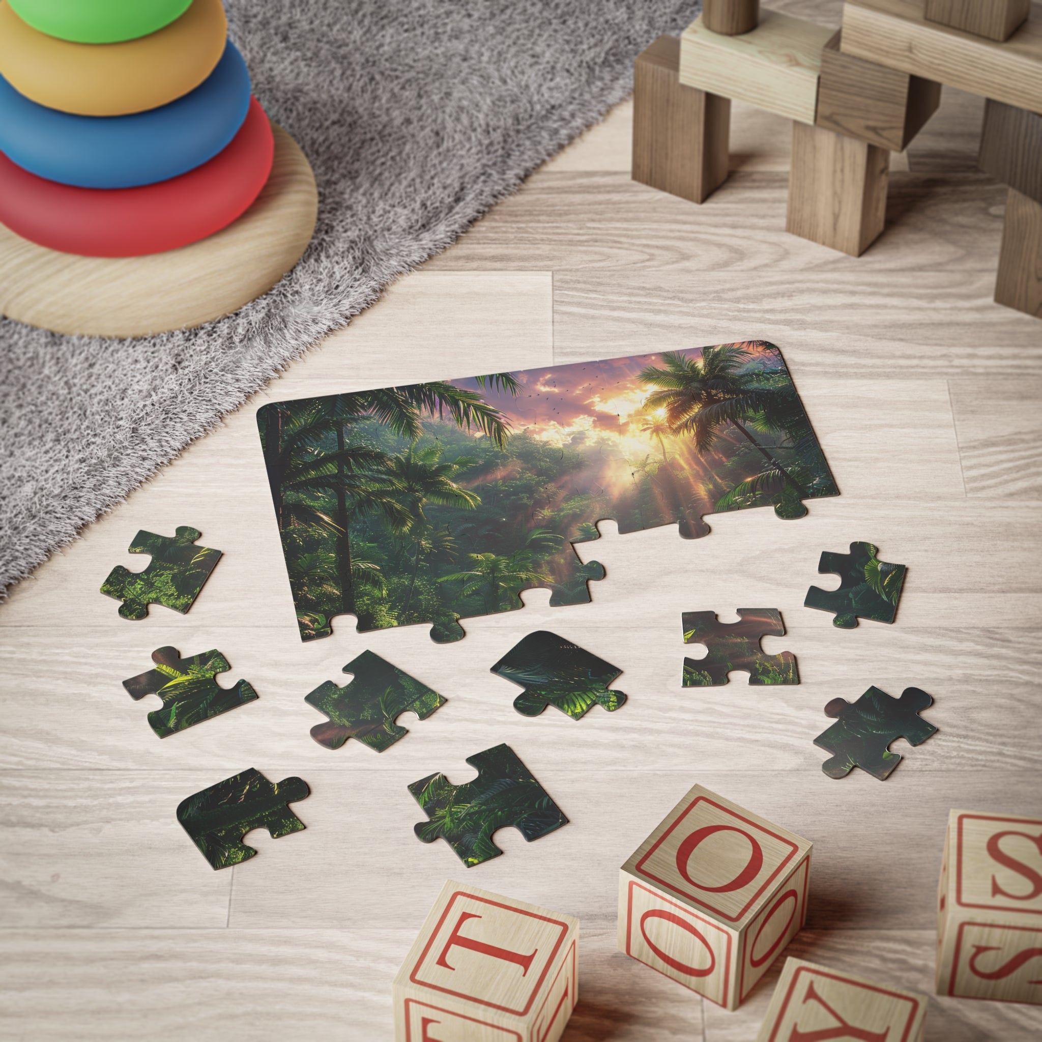Kids' Puzzle, 30-Piece - Rainforest