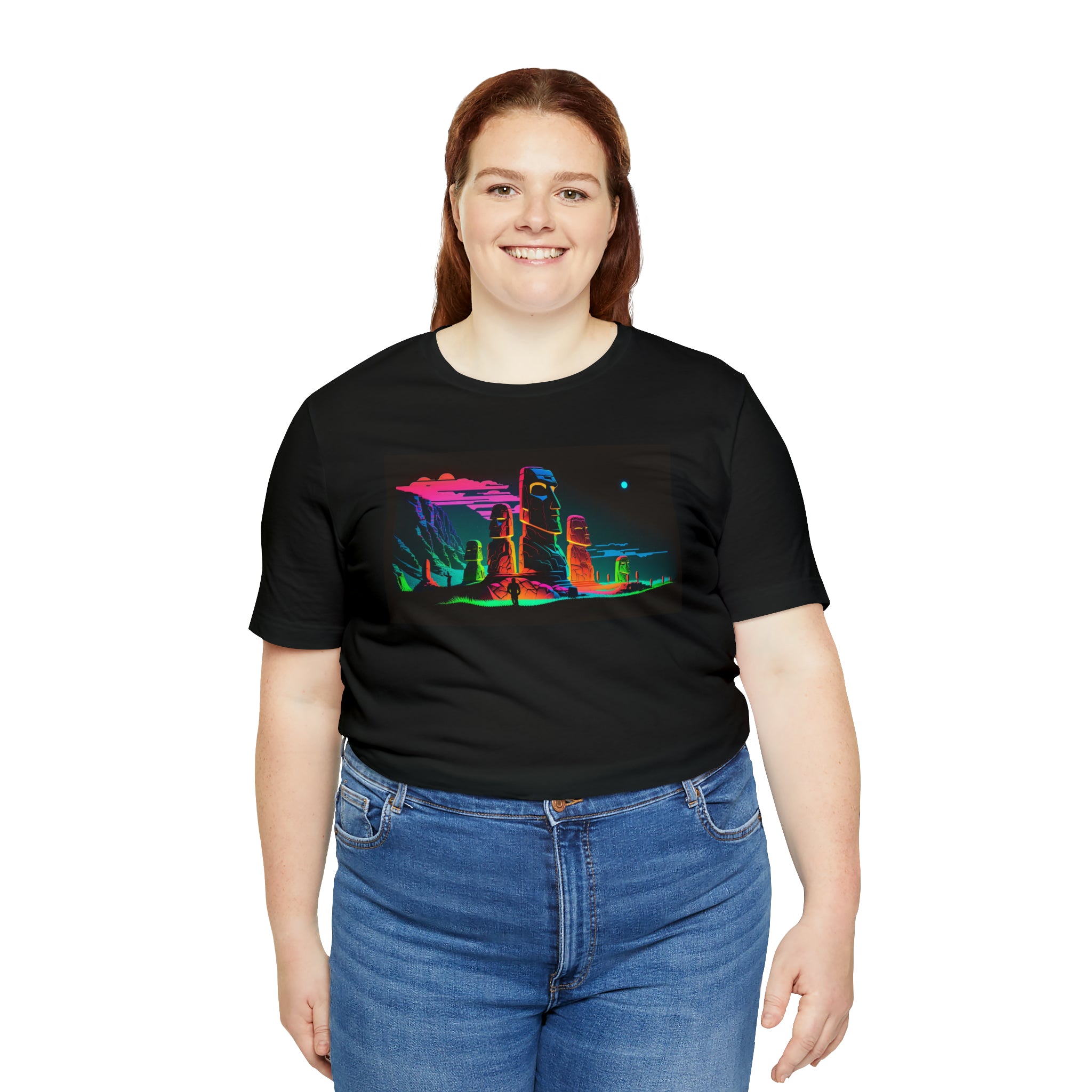 Unisex Jersey Short Sleeve Tee - Easter Islands, Chile