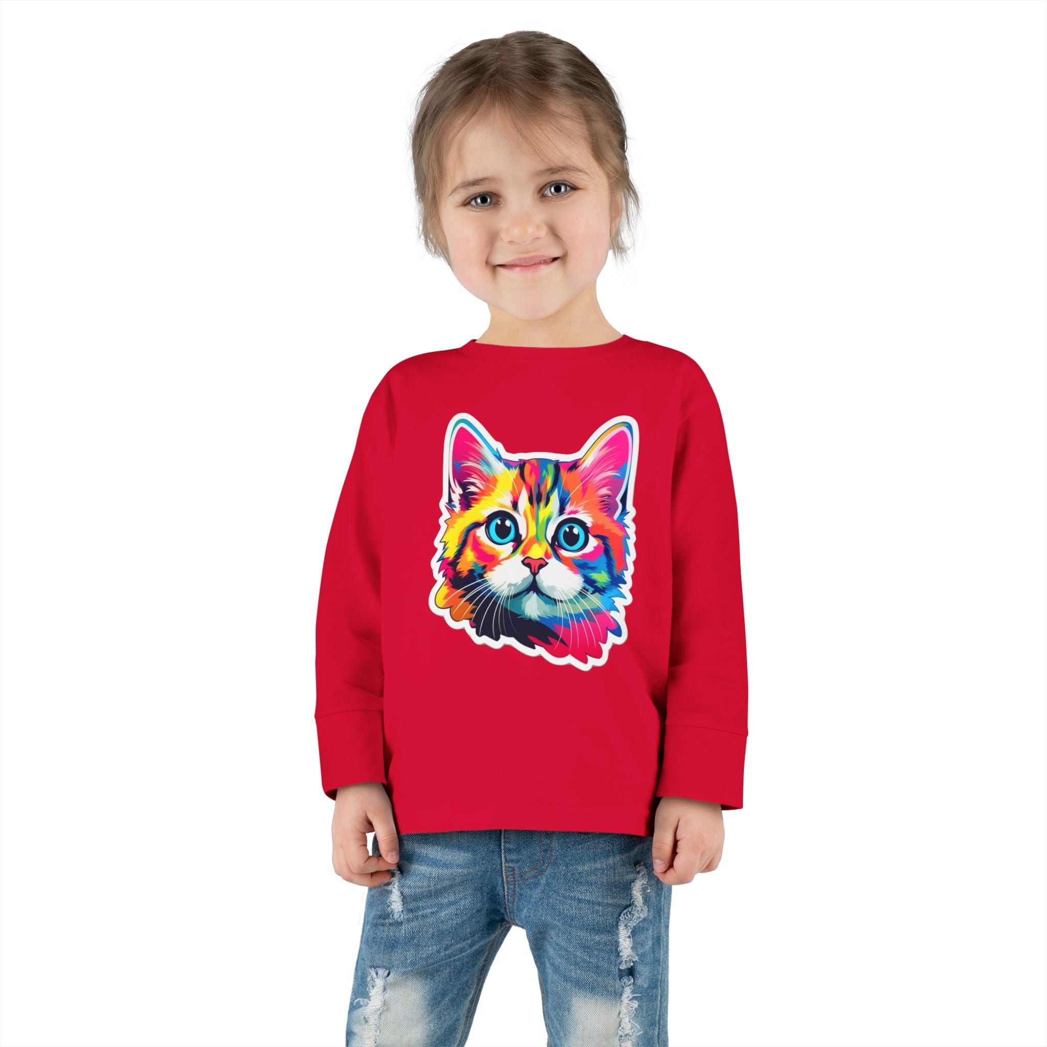 Toddler Long Sleeve Tee - Kittens 10
