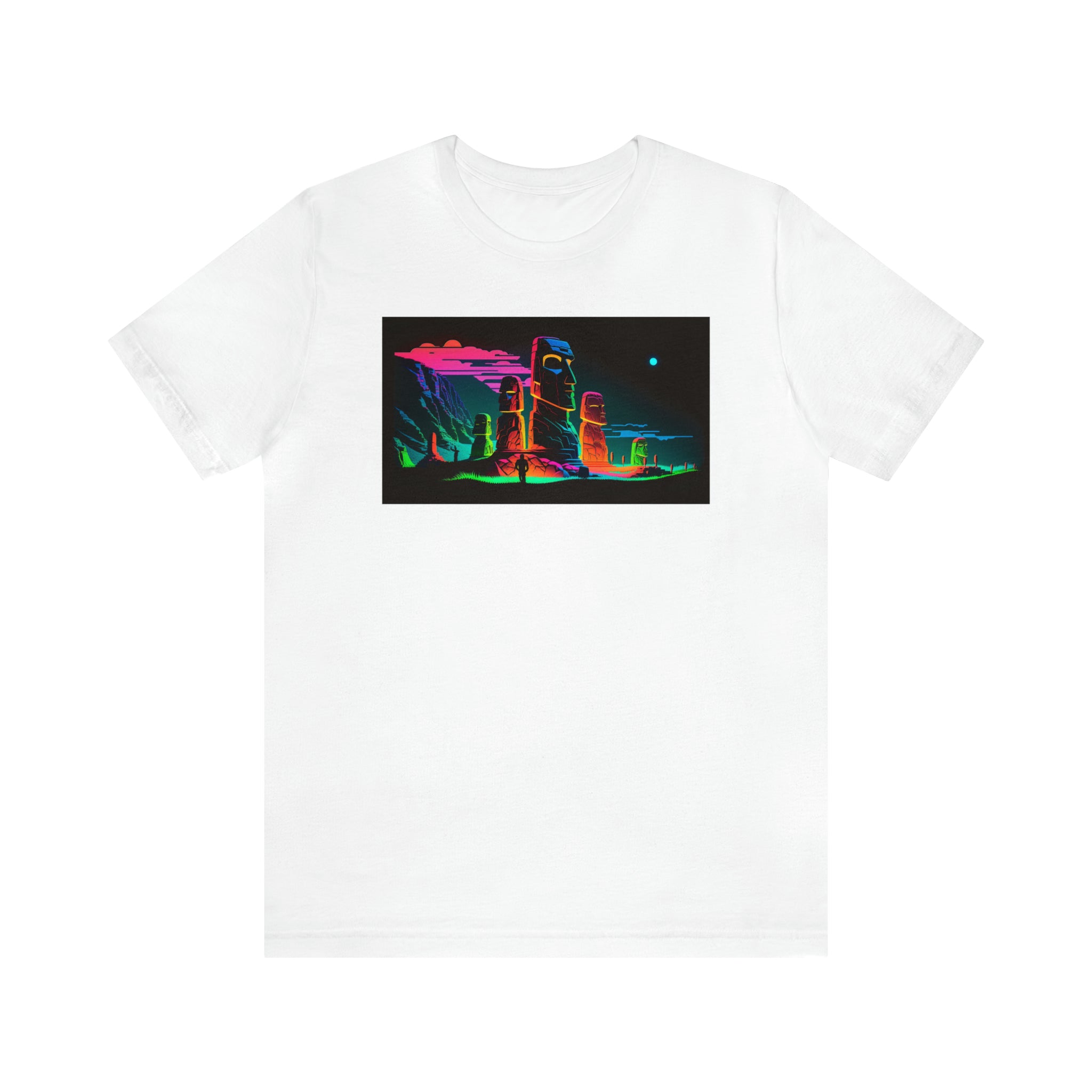 Unisex Jersey Short Sleeve Tee - Easter Islands, Chile
