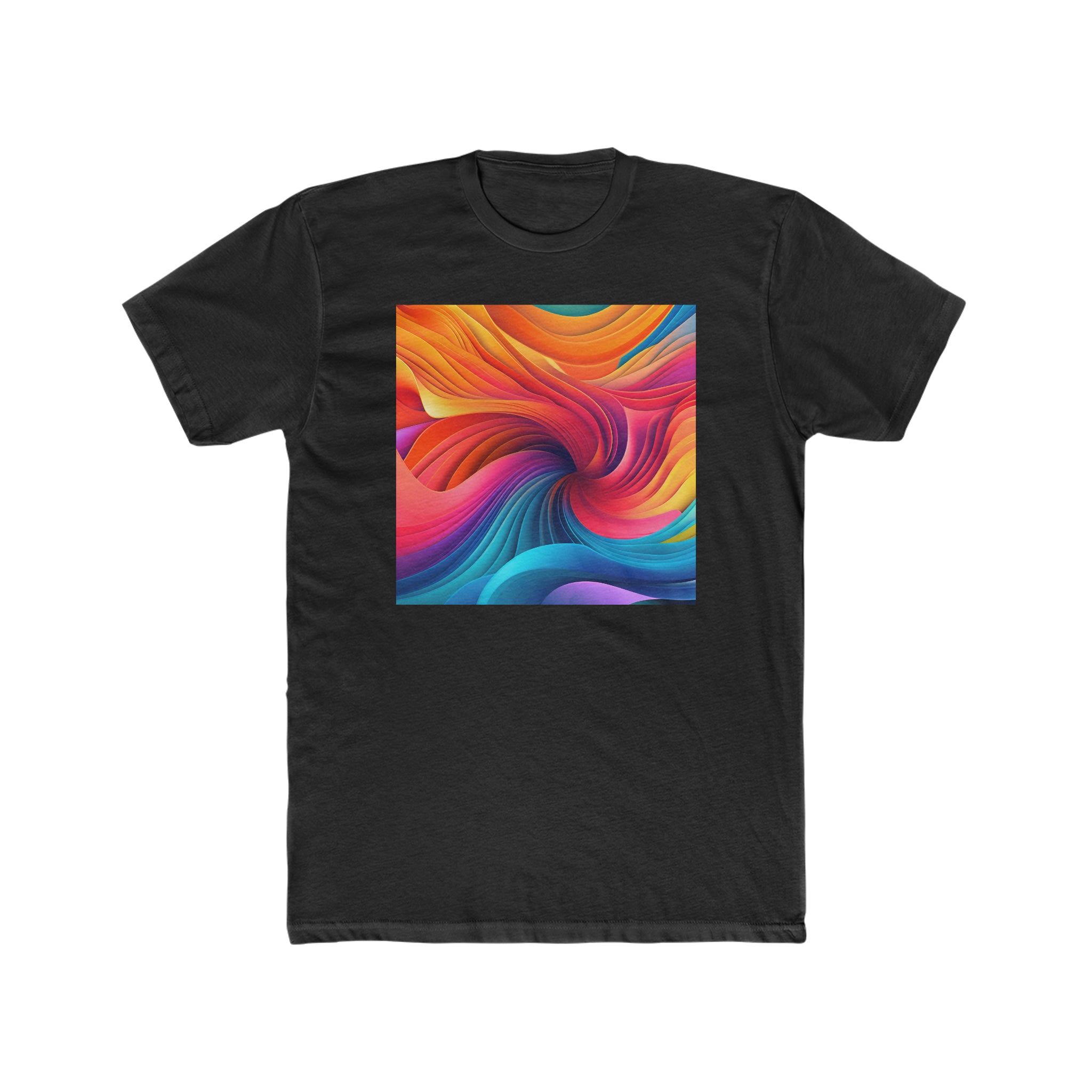 Men's Cotton Crew Tee - Vector Art Design 05