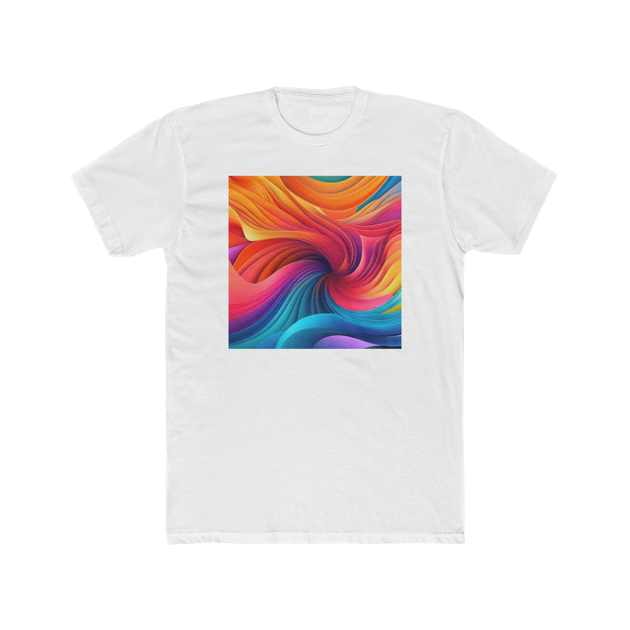 Men's Cotton Crew Tee - Vector Art Design 05