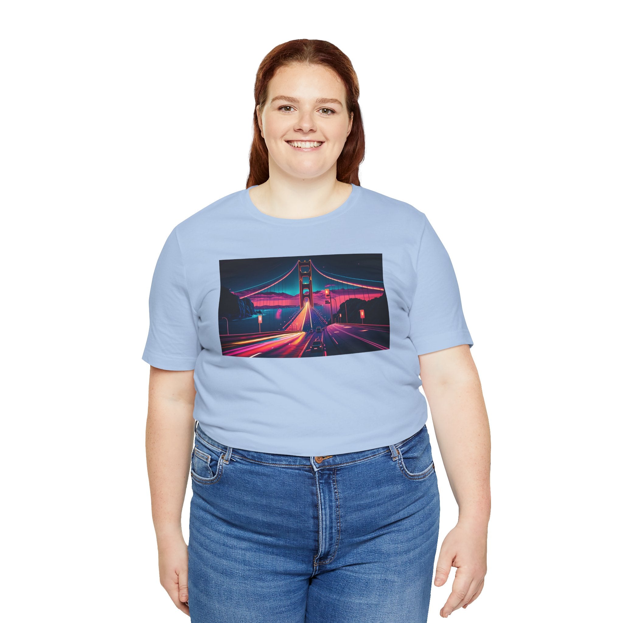 Unisex Jersey Short Sleeve Tee - Golden Gate Bridge, San Francisco, USA