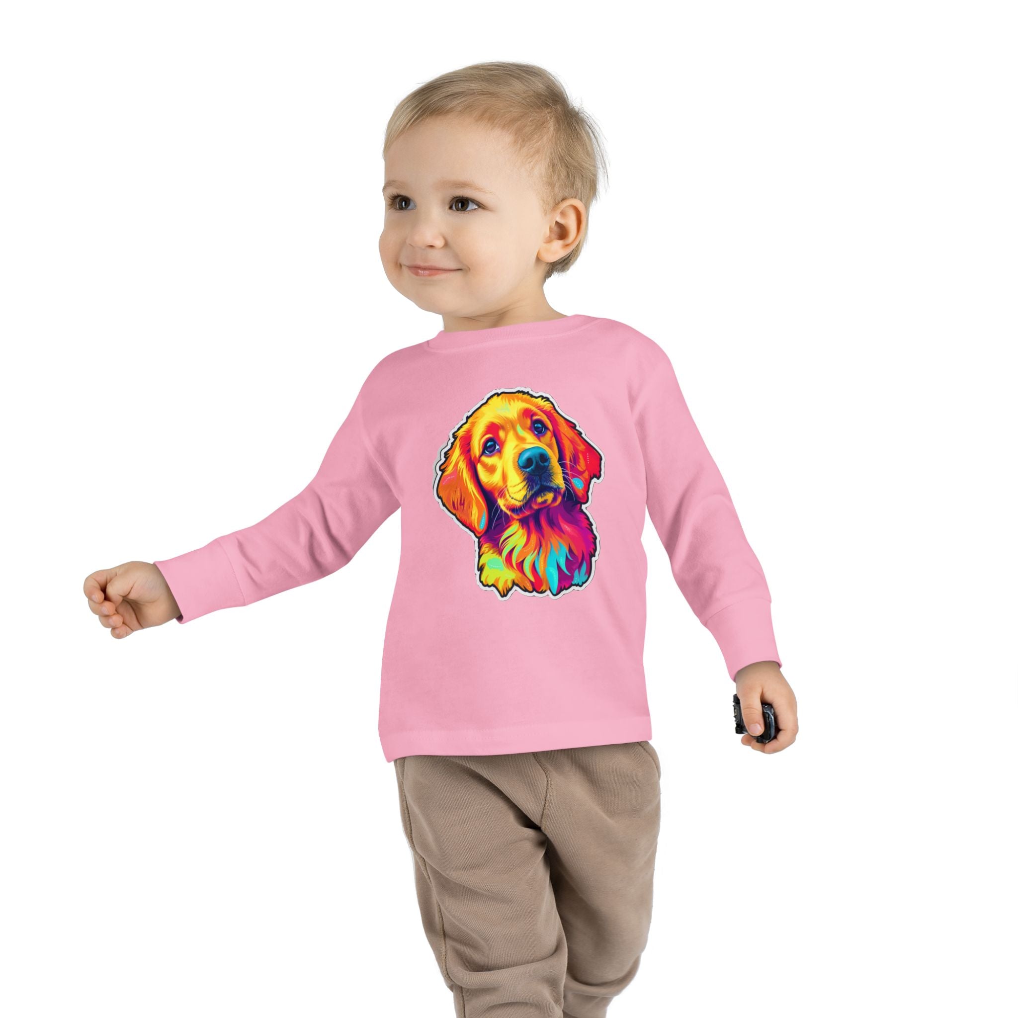 Toddler Long Sleeve Tee - Puppies 09