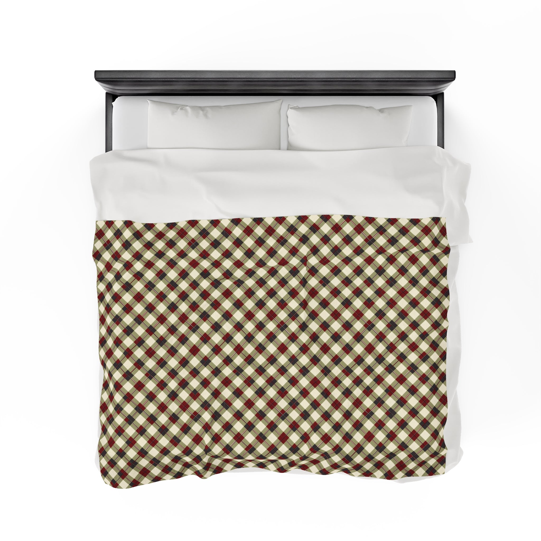 Velveteen Plush Blanket (AOP) - Seamless Abstract Designs 01