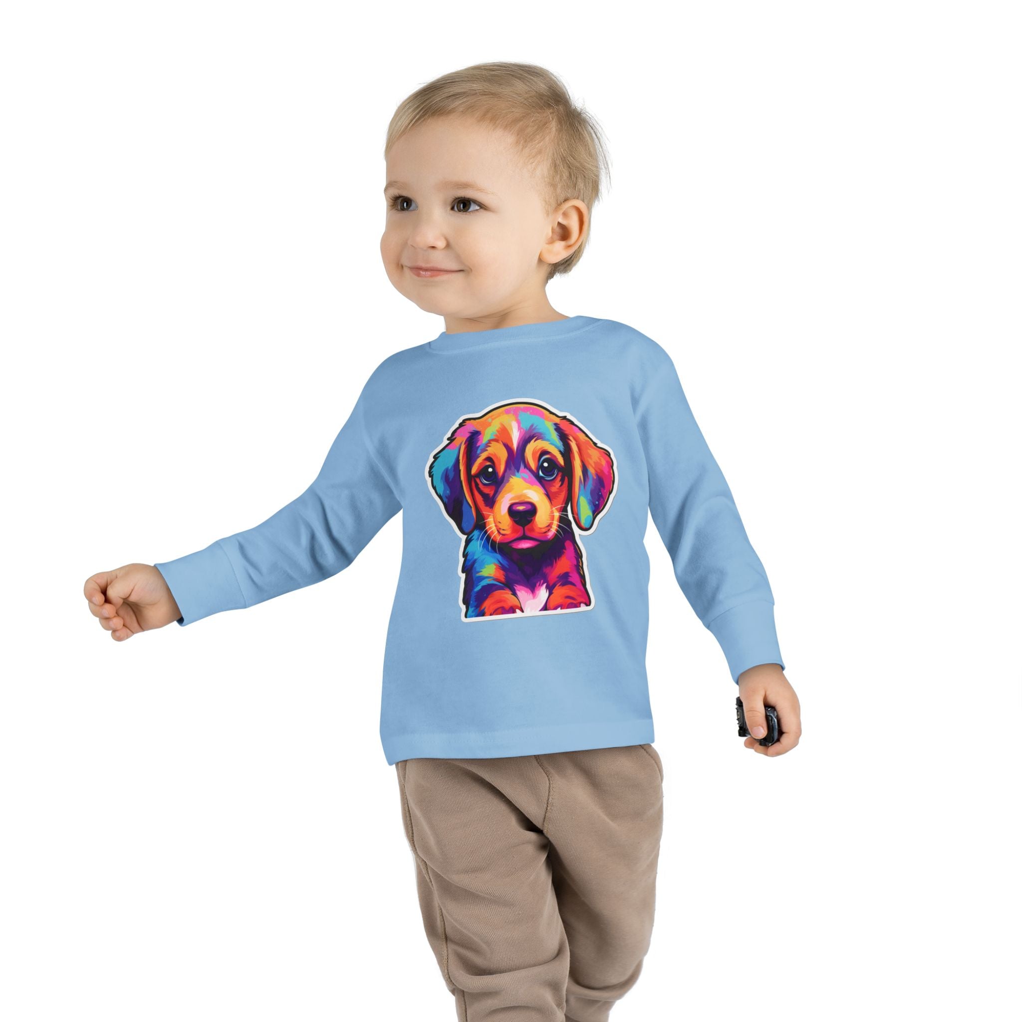 Toddler Long Sleeve Tee - Puppies 05