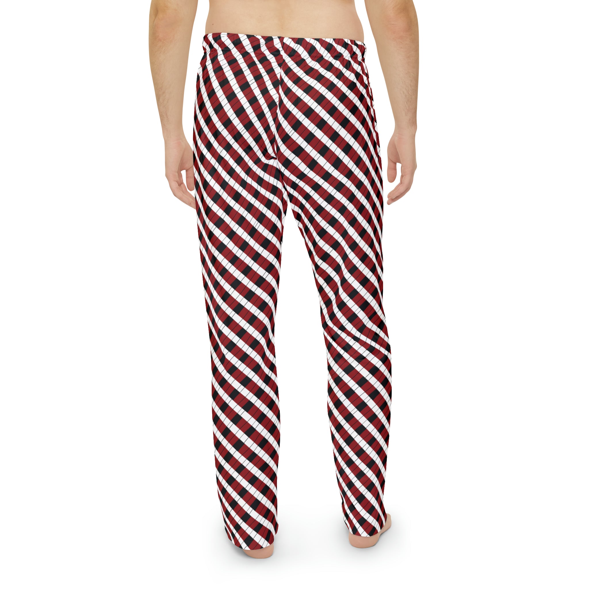 Men's Pajama Pants (AOP) - Seamless Checkered Designs 04