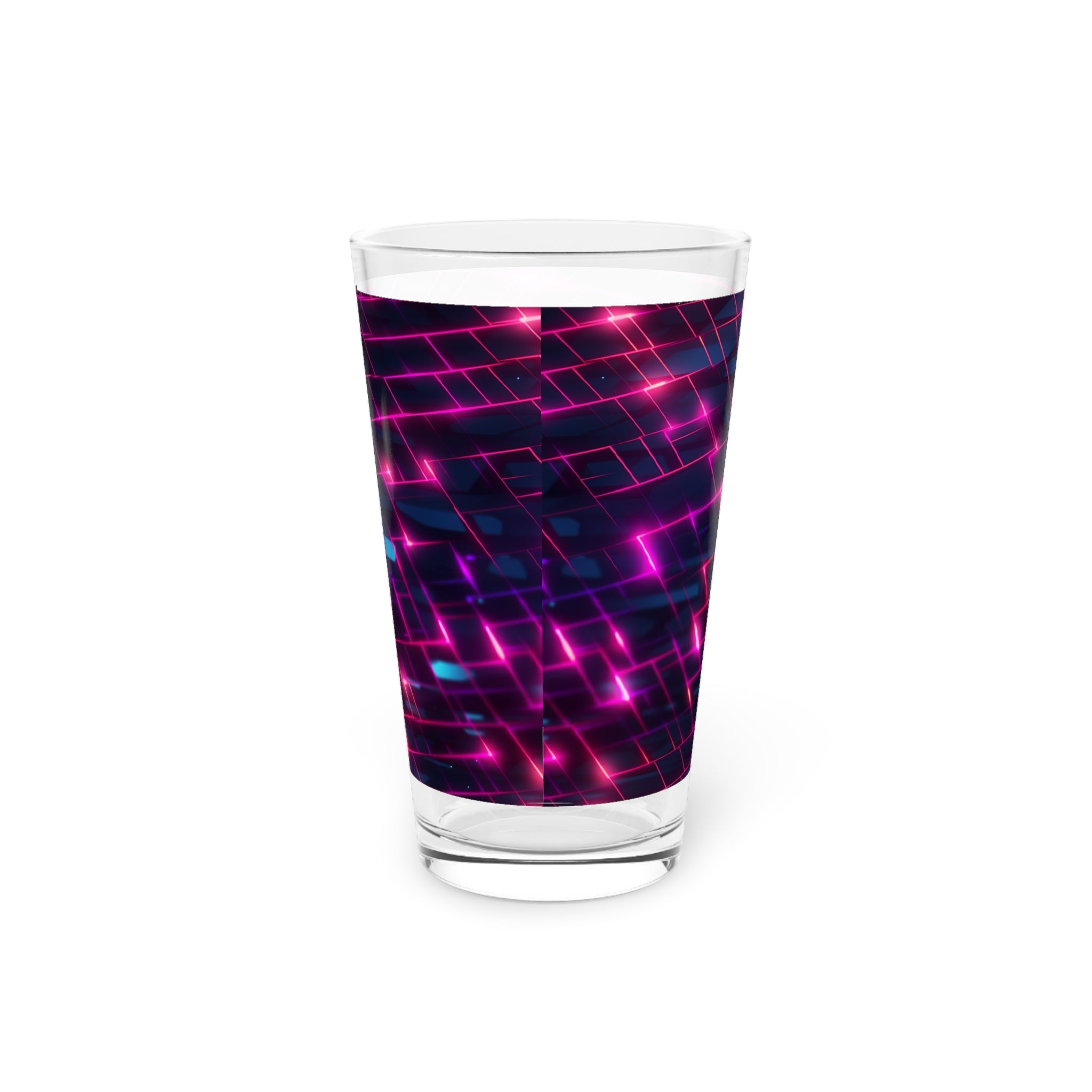 Pint Glass, 16oz - Abstract Designs 05