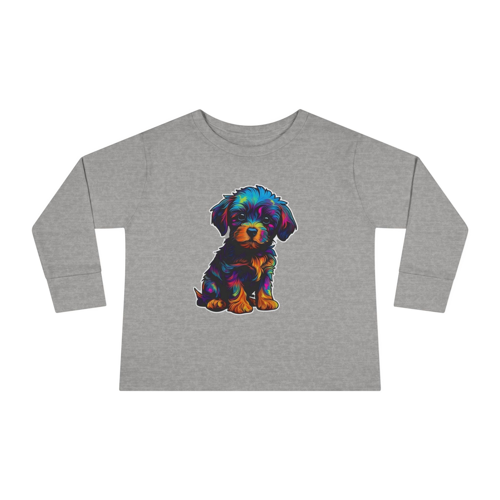 Toddler Long Sleeve Tee - Puppies 04