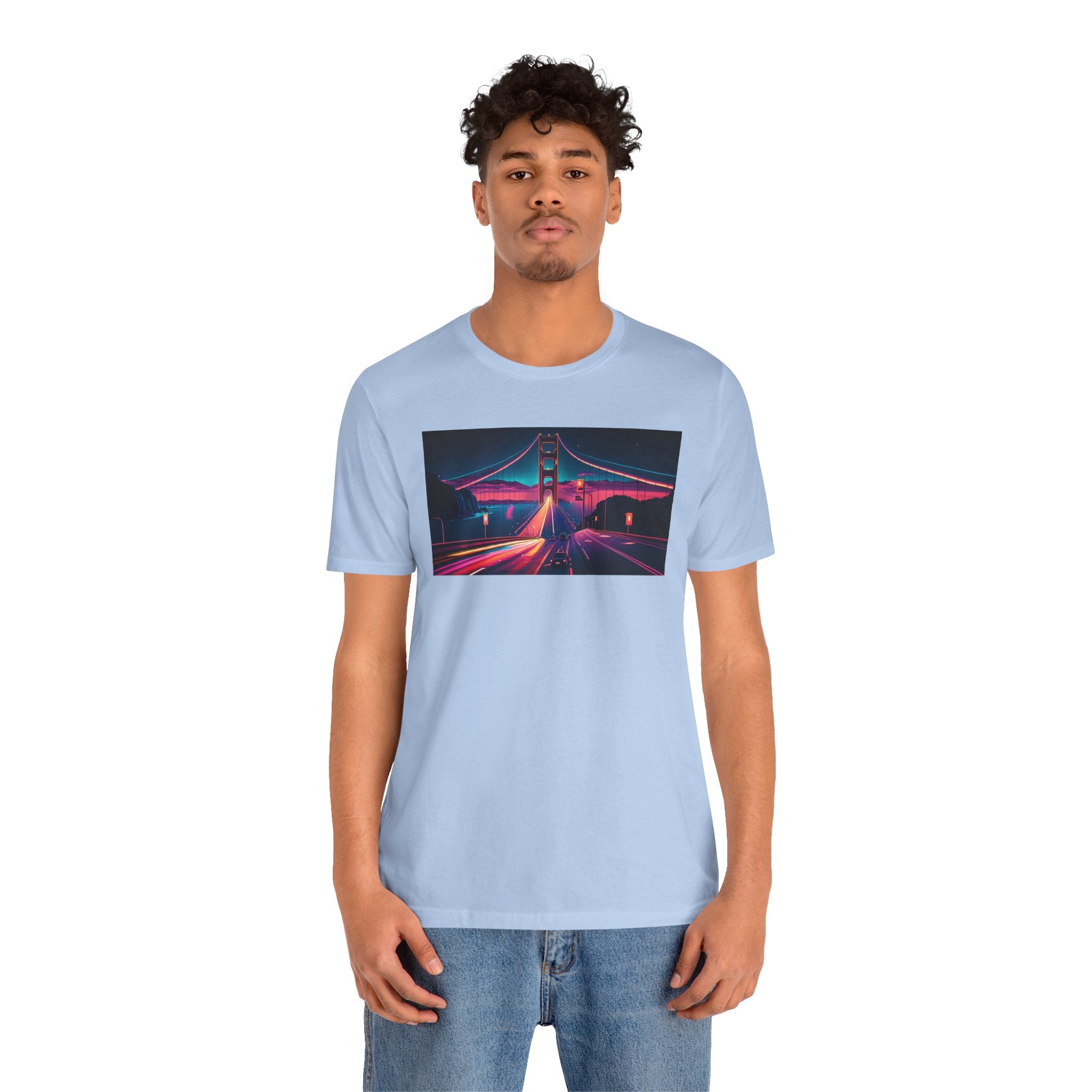 Unisex Jersey Short Sleeve Tee - Golden Gate Bridge, San Francisco, USA