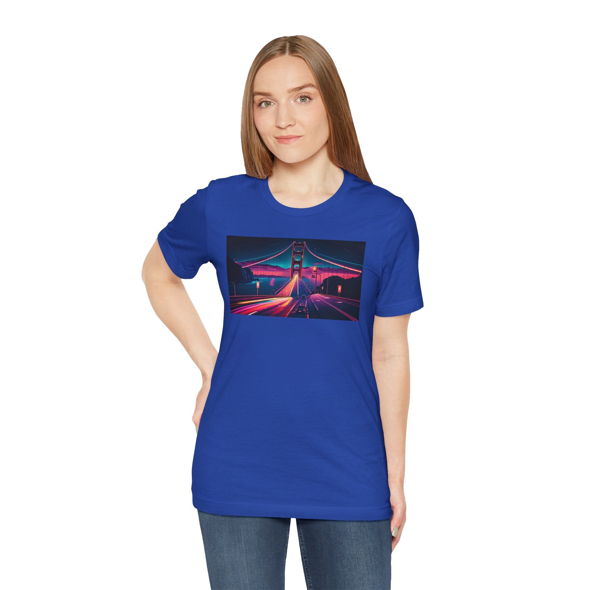 Unisex Jersey Short Sleeve Tee - Golden Gate Bridge, San Francisco, USA