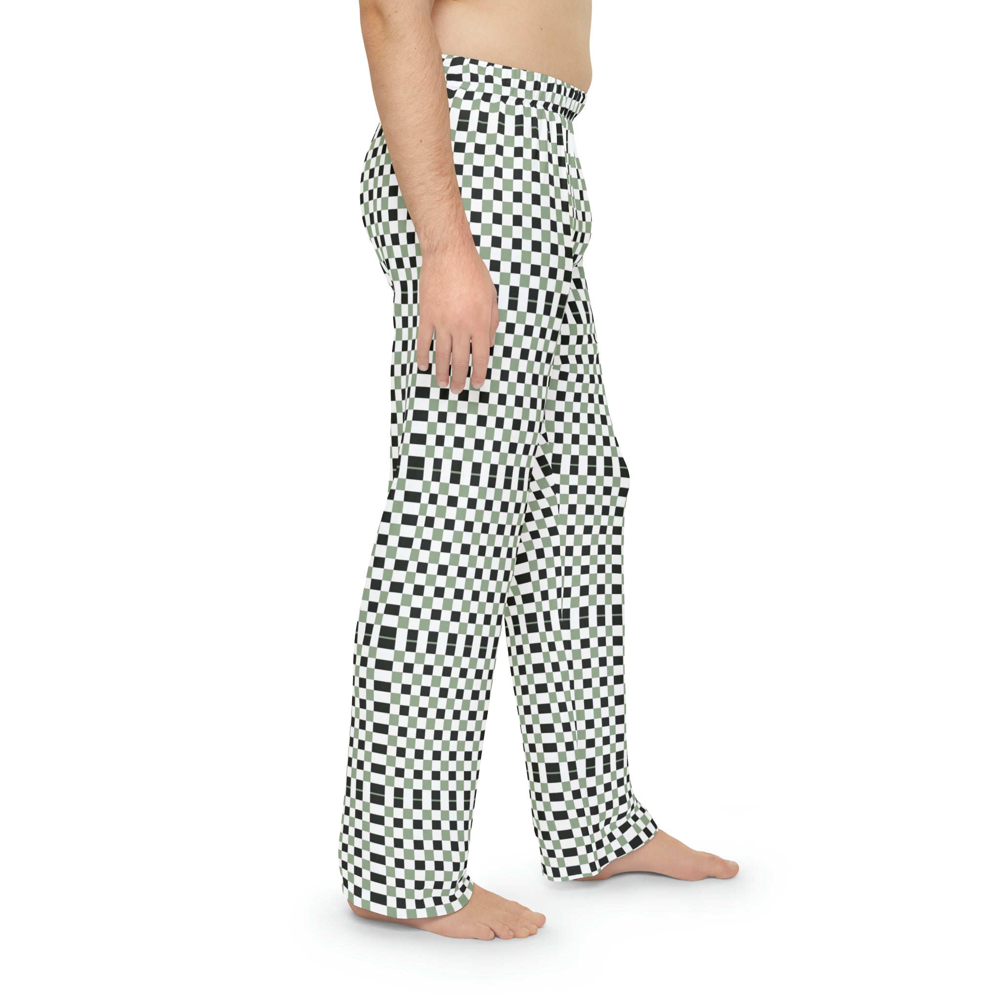 Men's Pajama Pants (AOP) - Seamless Checkered Designs 05