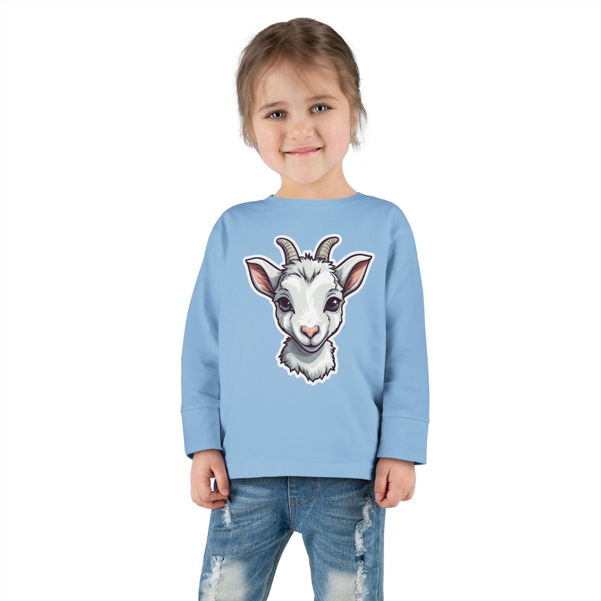 Toddler Long Sleeve Tee - Goat Kid