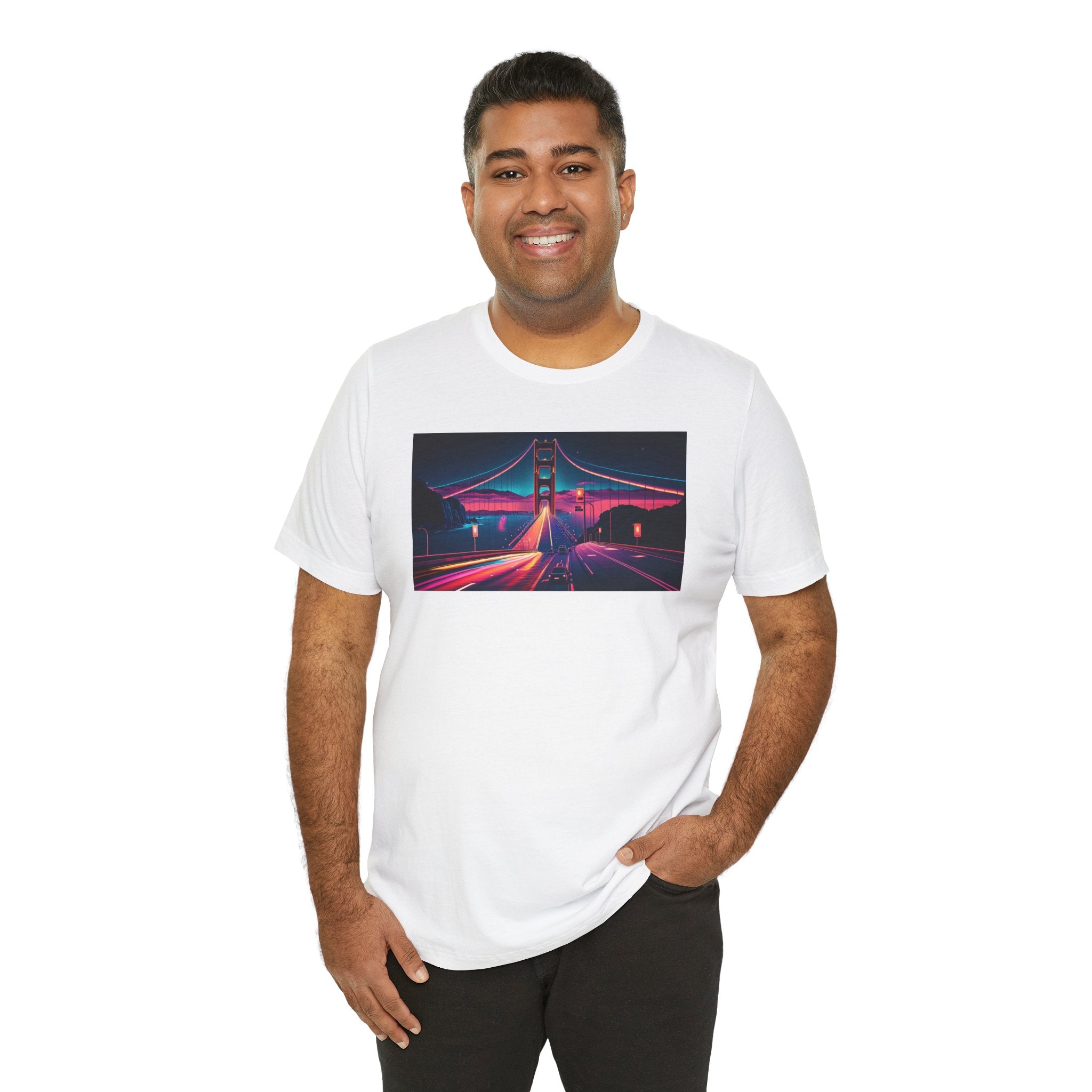 Unisex Jersey Short Sleeve Tee - Golden Gate Bridge, San Francisco, USA