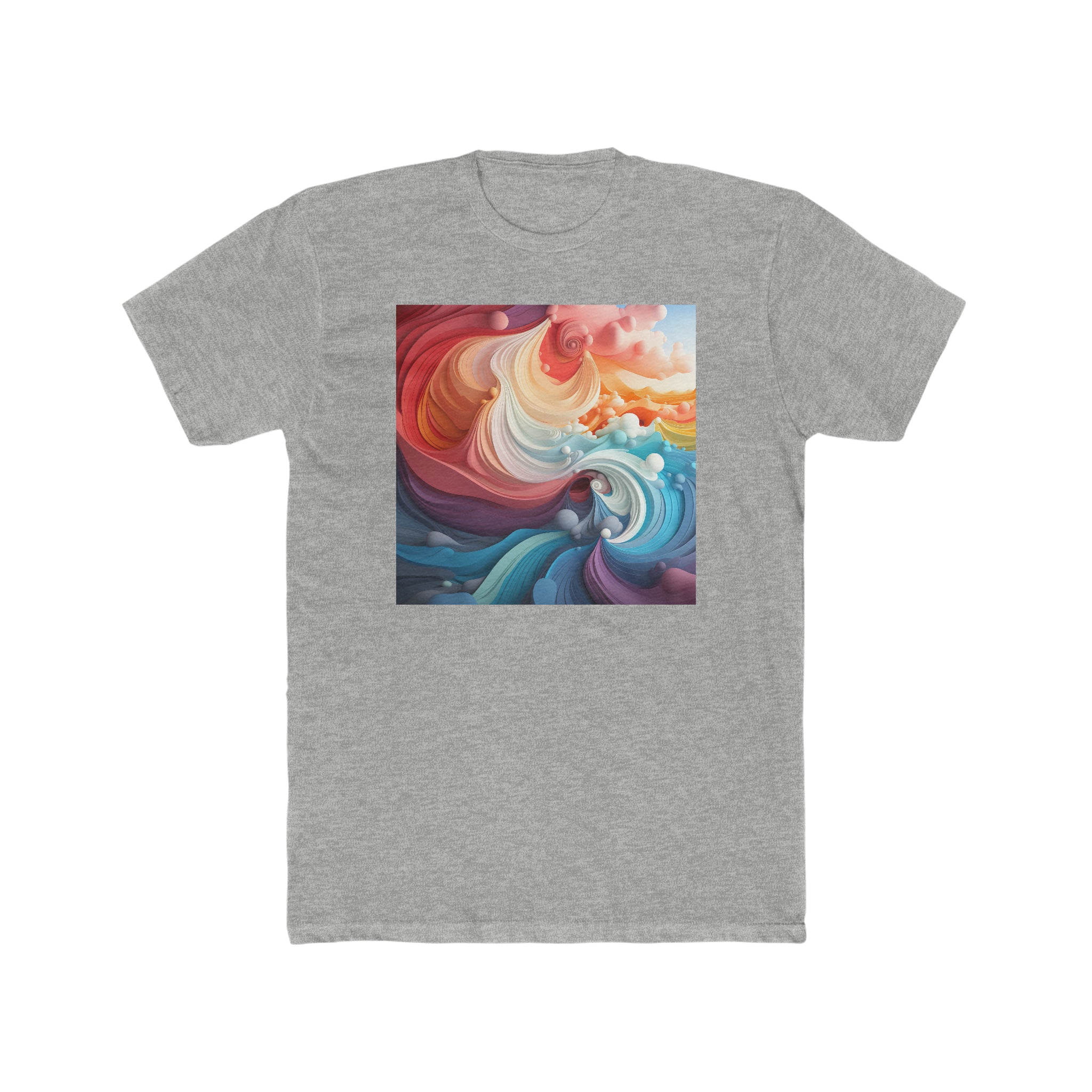 Men's Cotton Crew Tee - Vector Art Design 15
