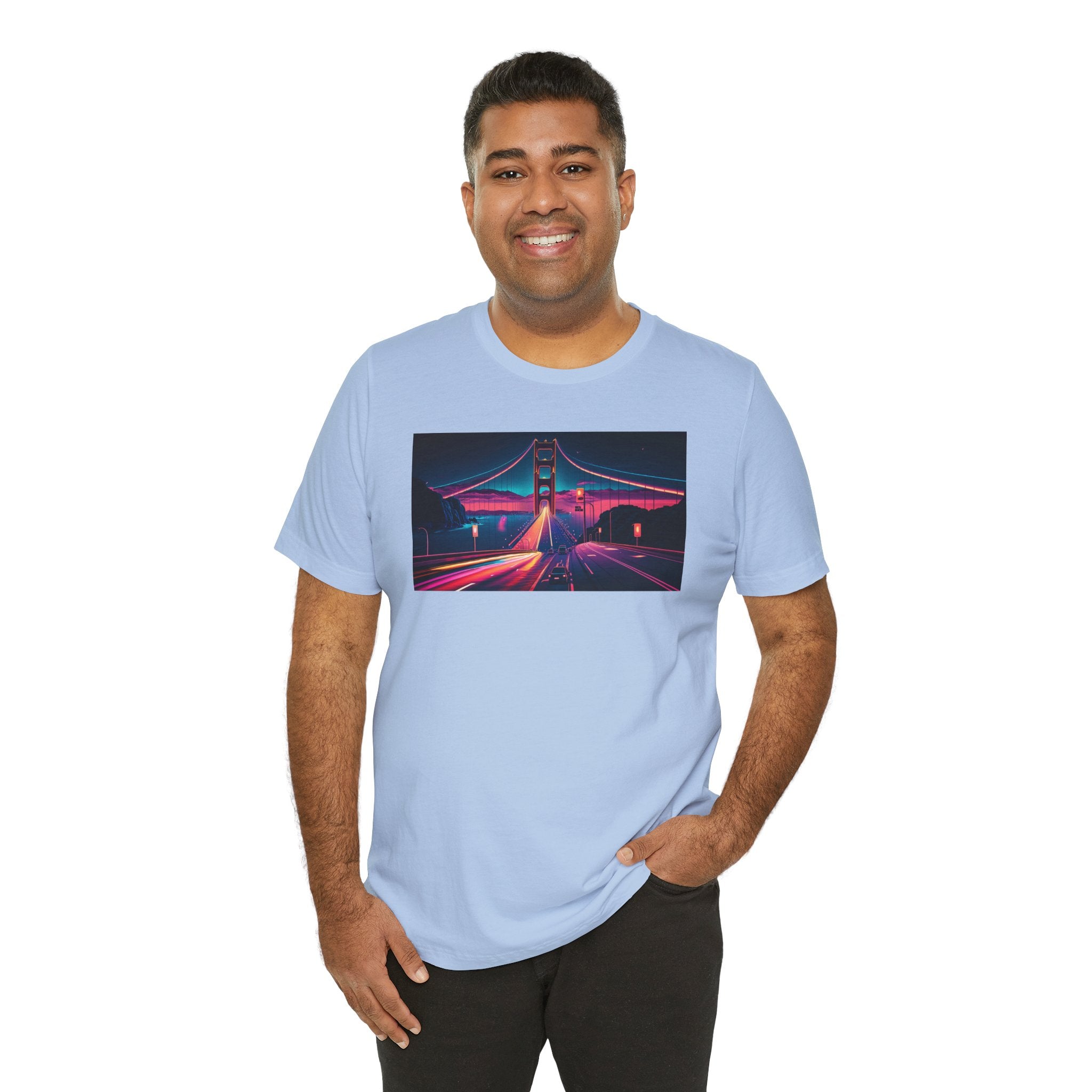 Unisex Jersey Short Sleeve Tee - Golden Gate Bridge, San Francisco, USA