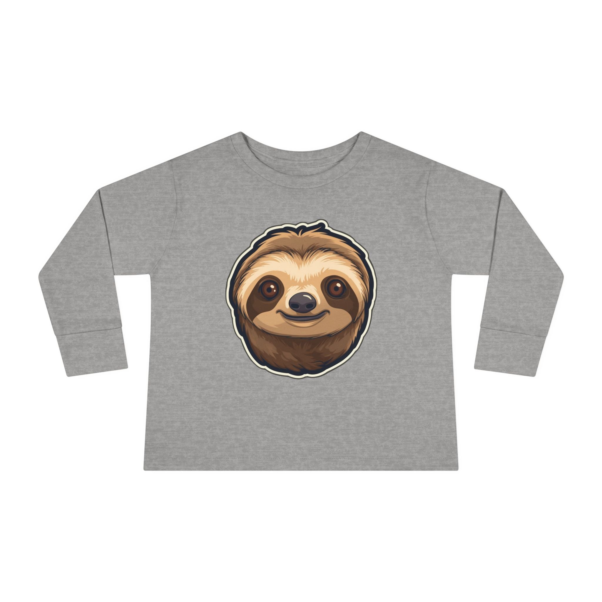 Toddler Long Sleeve Tee - Sloth Pup