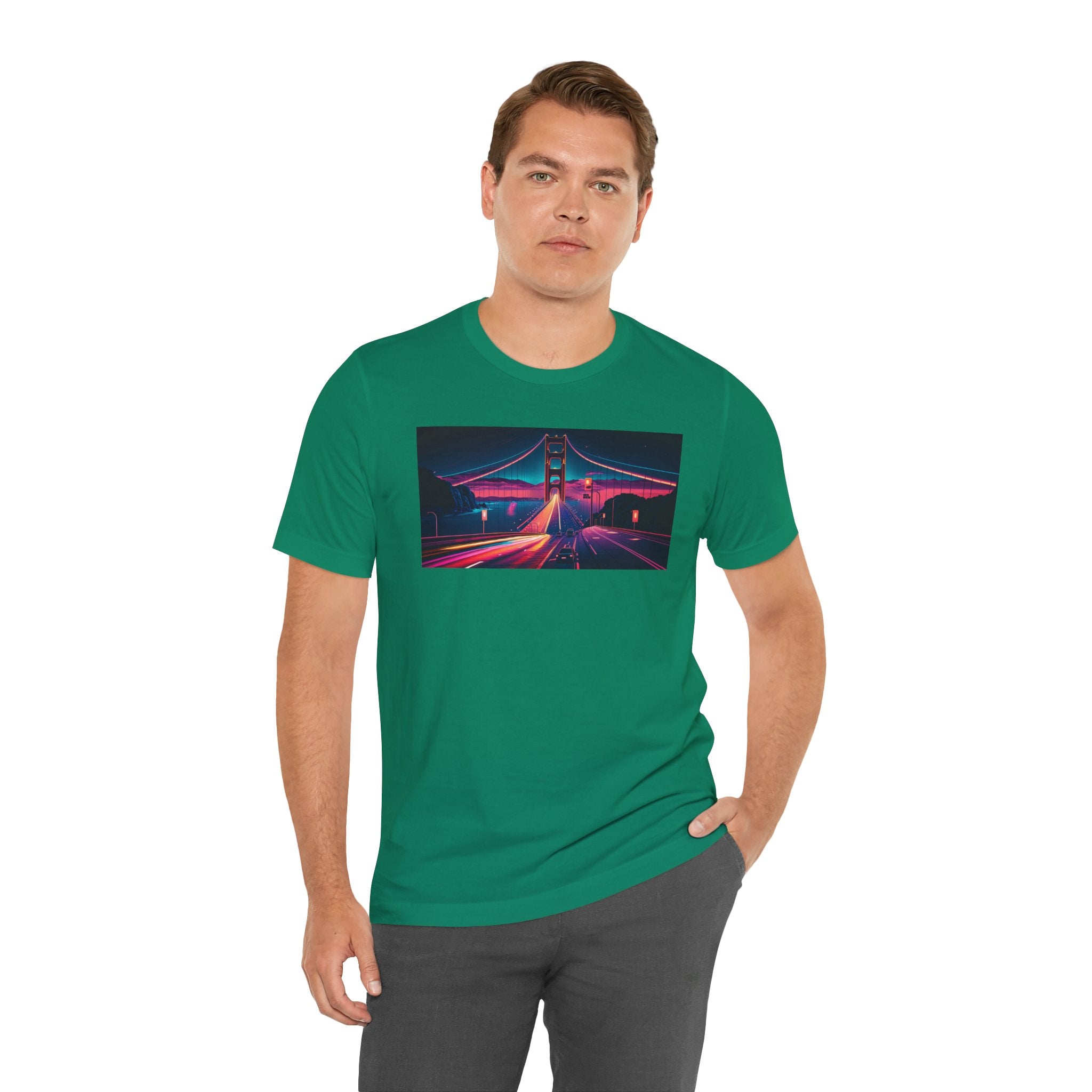 Unisex Jersey Short Sleeve Tee - Golden Gate Bridge, San Francisco, USA