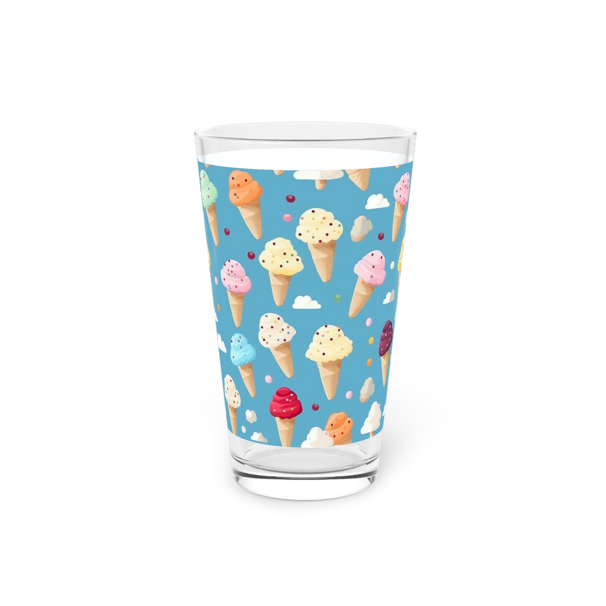 Pint Glass, 16oz - Abstract Designs 09
