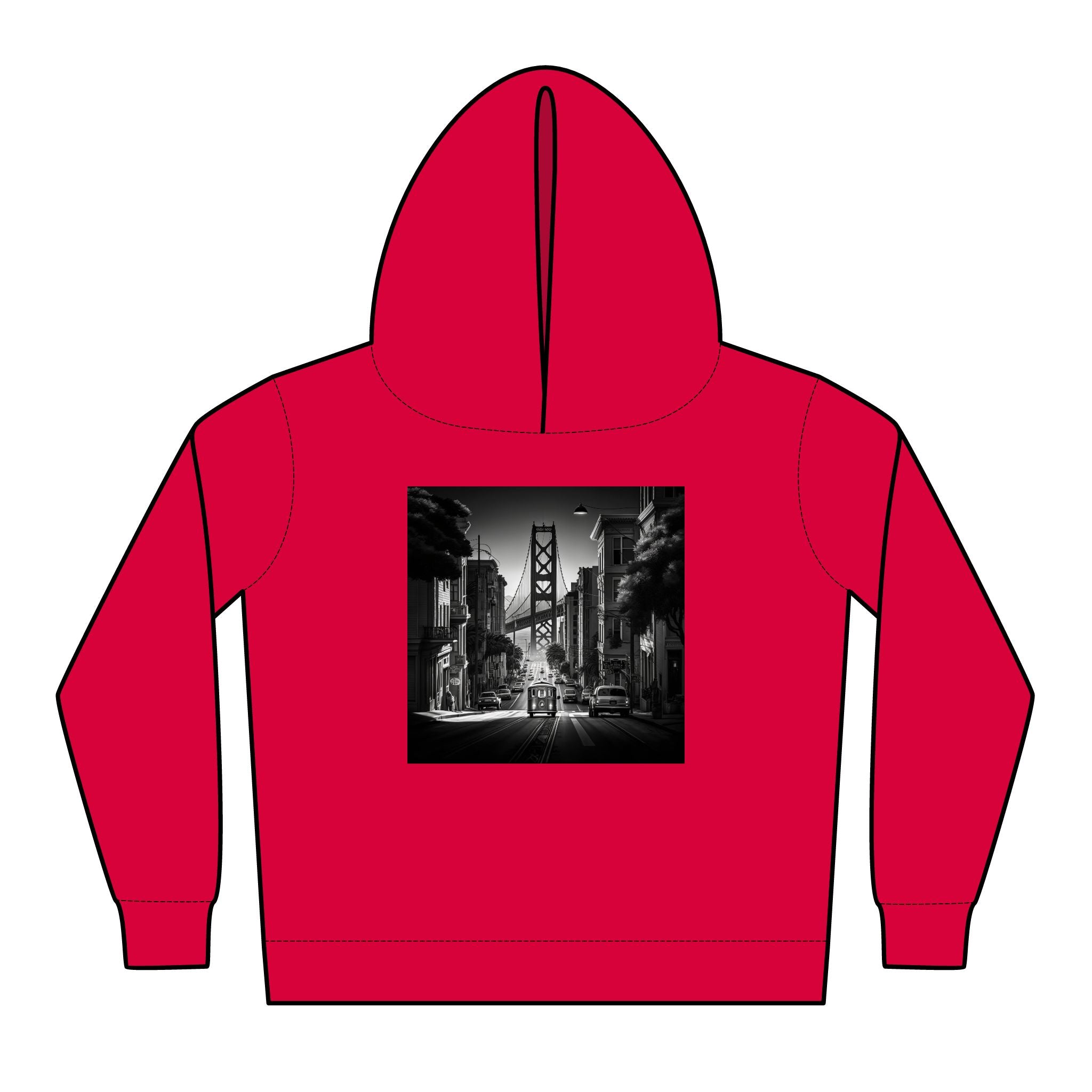 Toddler Pullover Fleece Hoodies - Digital Designs 07