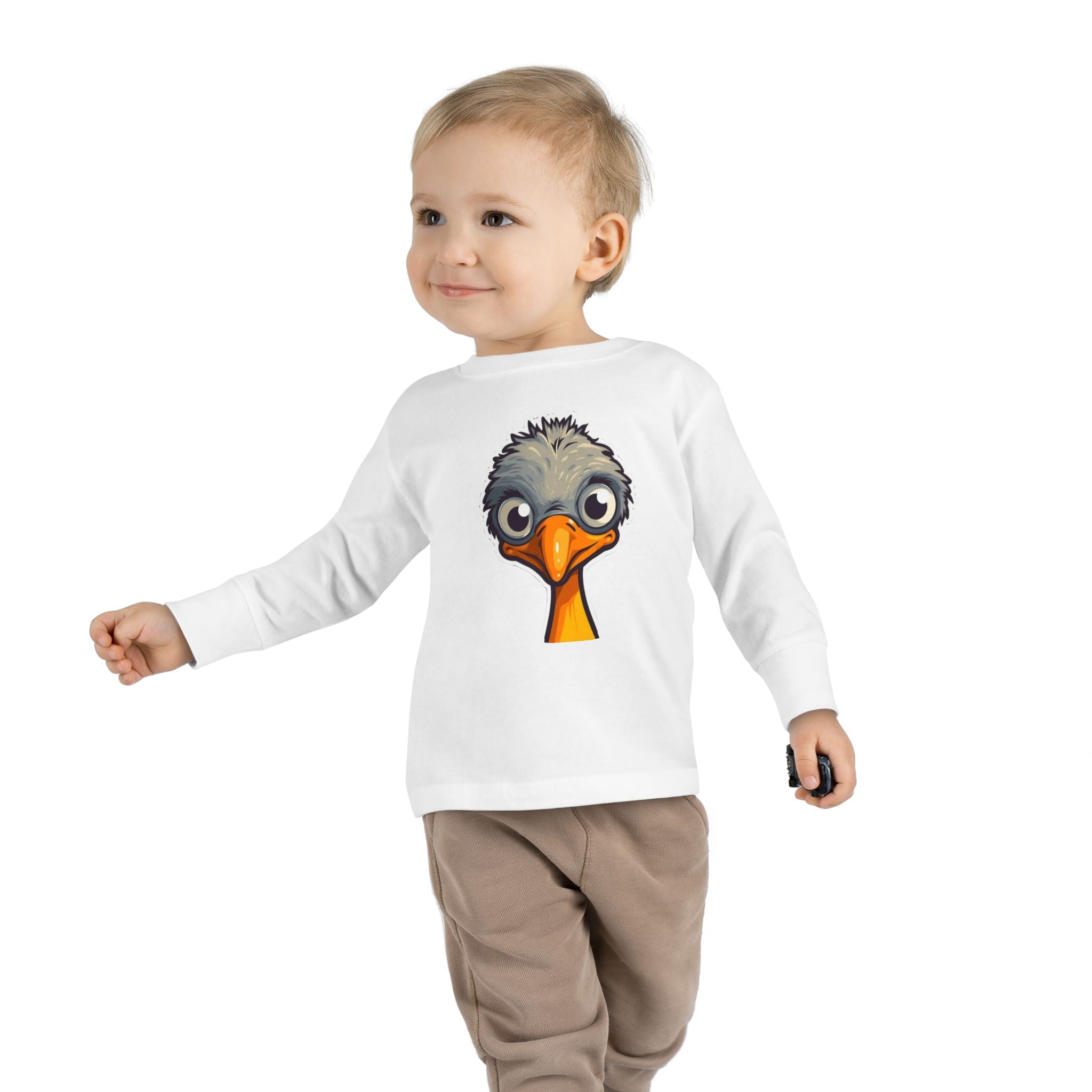 Toddler Long Sleeve Tee - Ostrich Chick