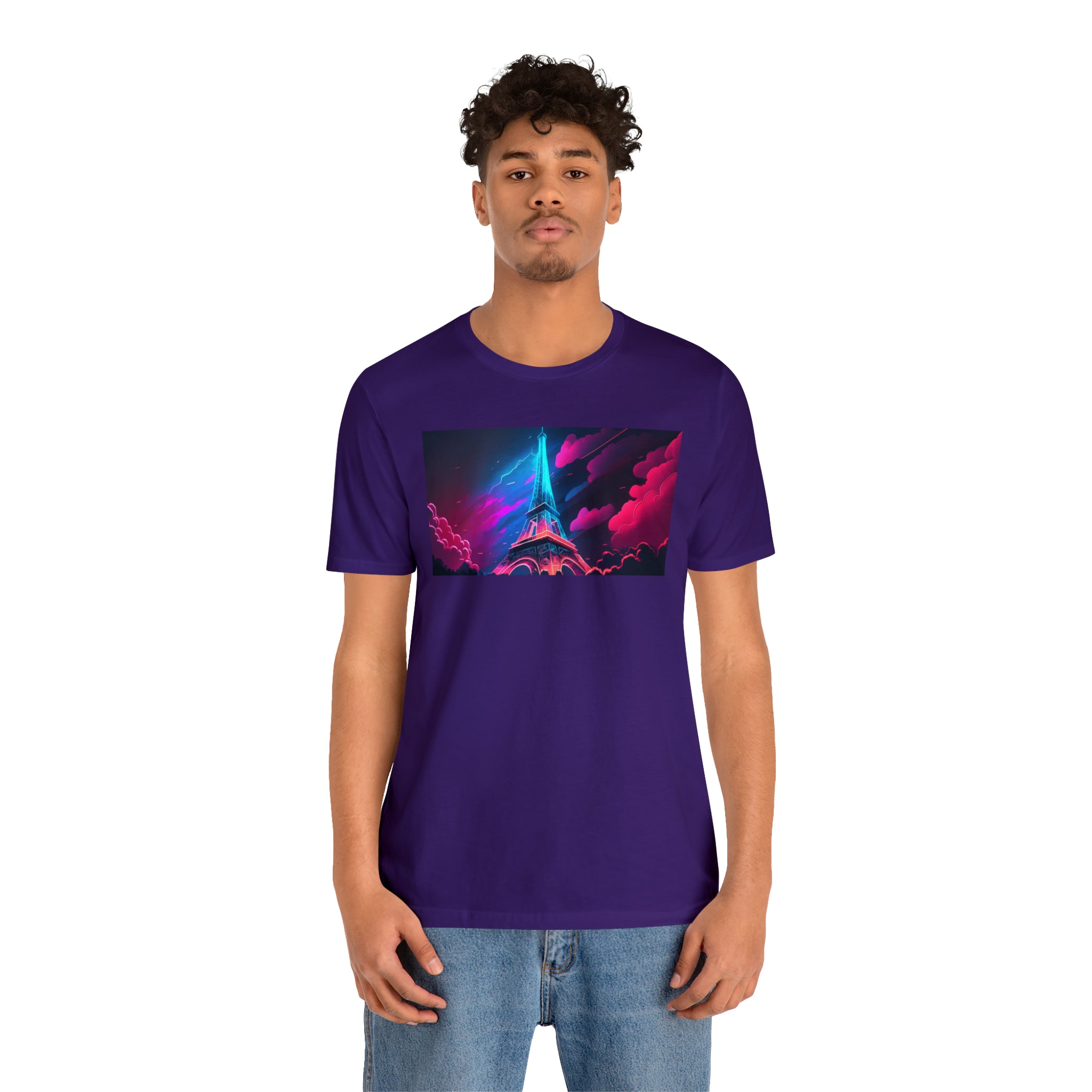Unisex Jersey Short Sleeve Tee - Eiffel Tower, France