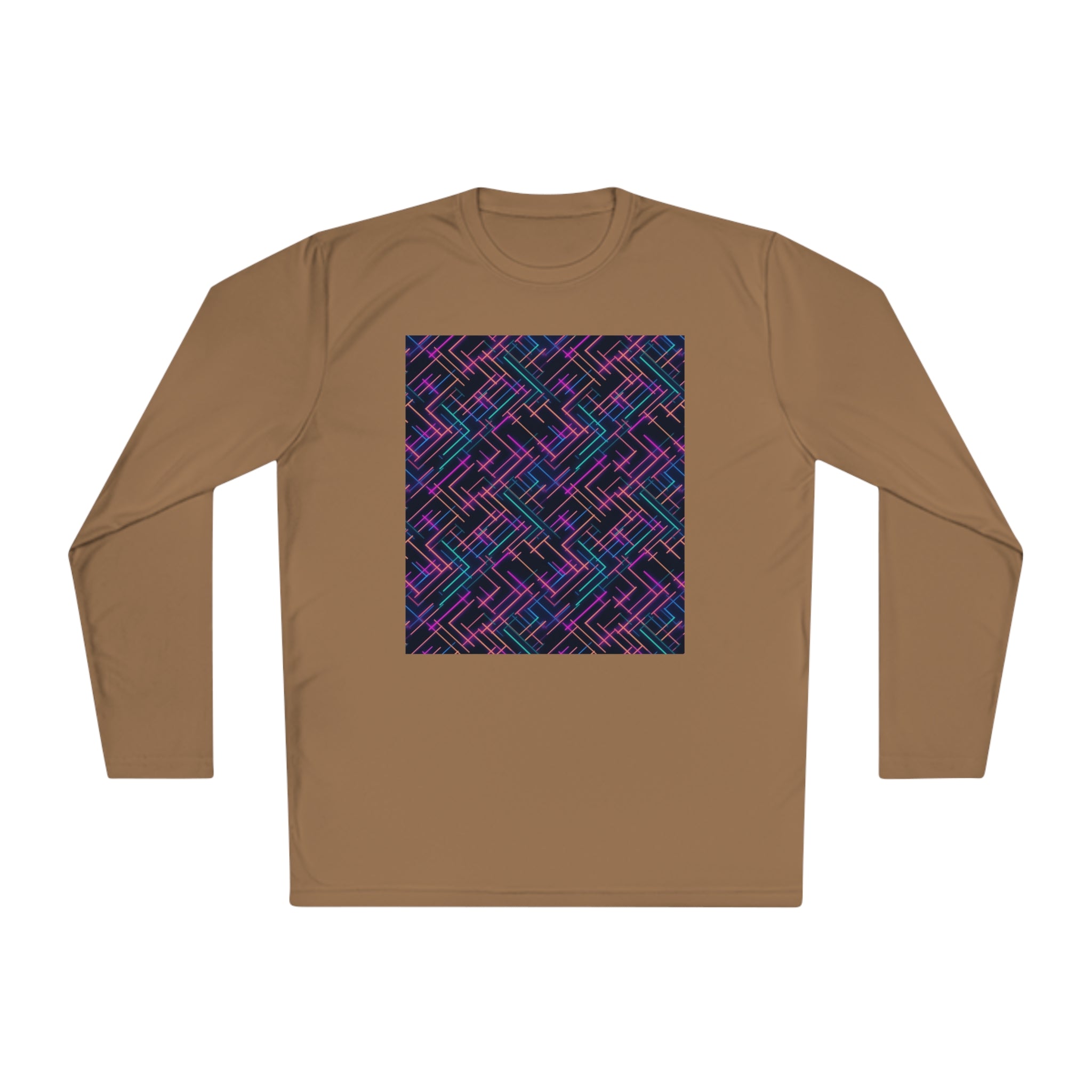 Unisex Lightweight Long Sleeve Tee (AOP) - Abstract Designs 05