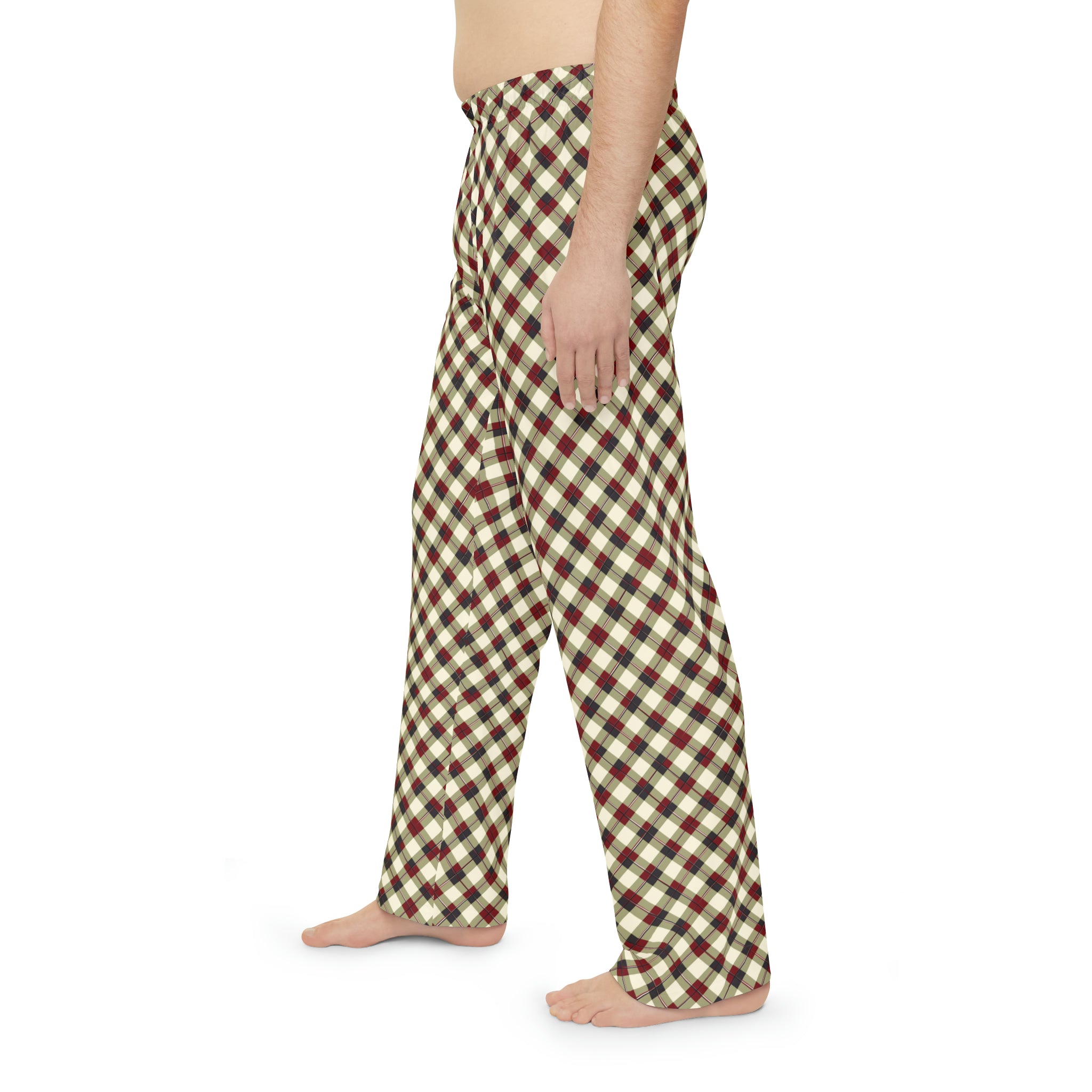 Men's Pajama Pants (AOP) - Seamless Checkered Designs 18