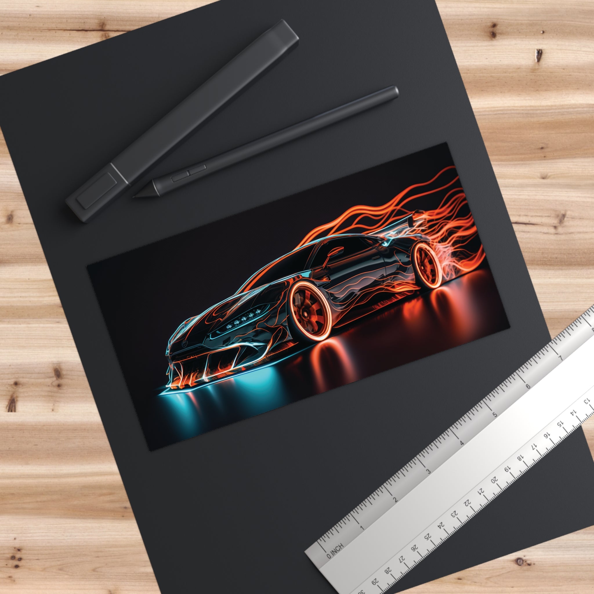 Bumper Stickers - Neon Car Design 10