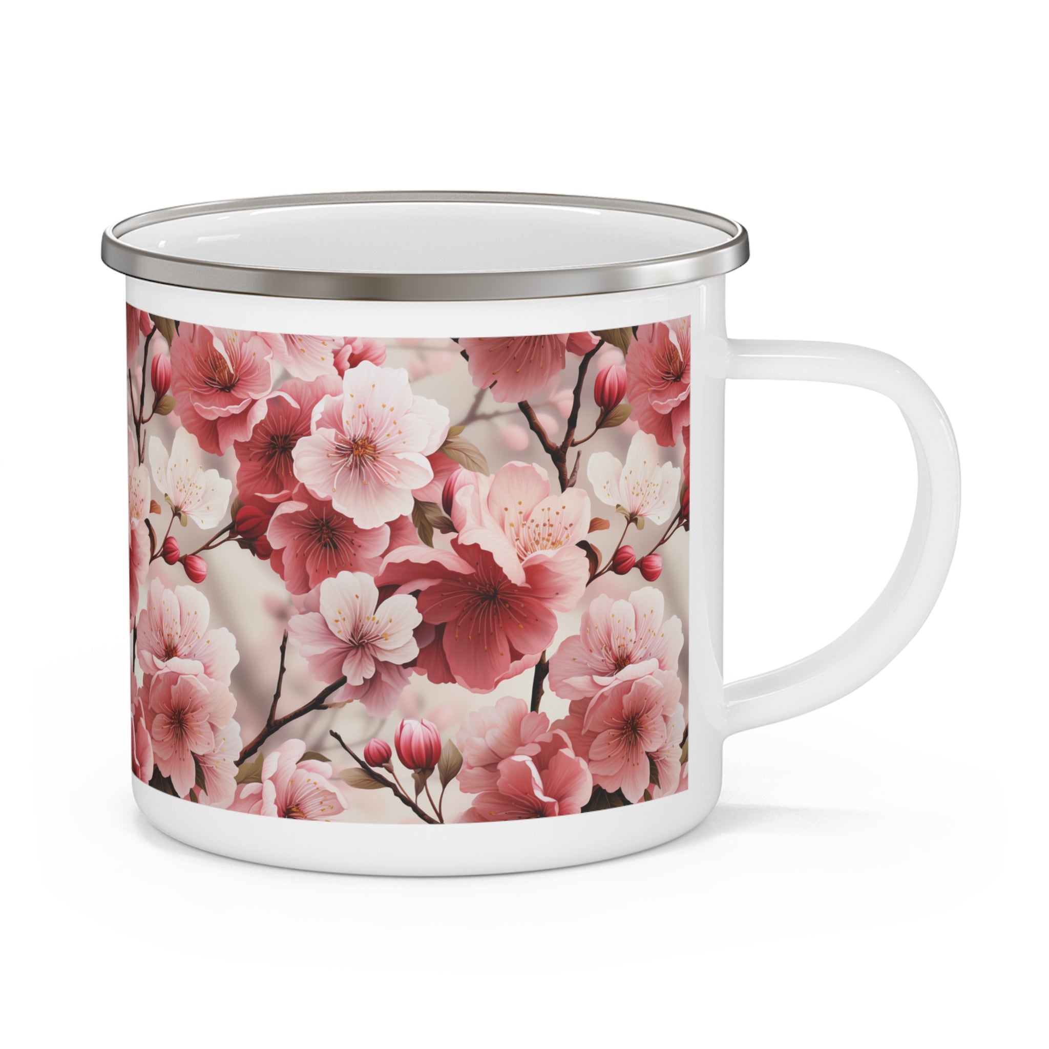Enamel Camping Mug - Seamless Designs 04