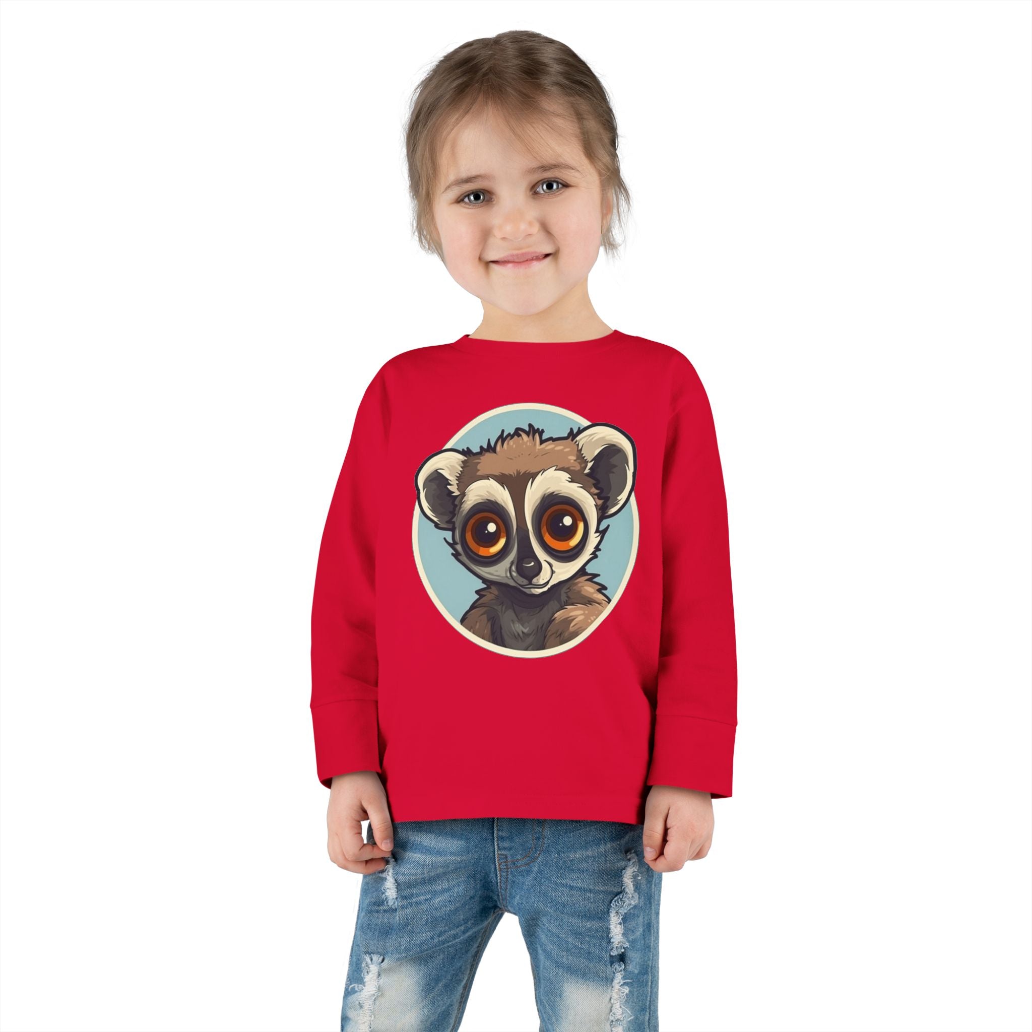 Toddler Long Sleeve Tee - Lemur Pup