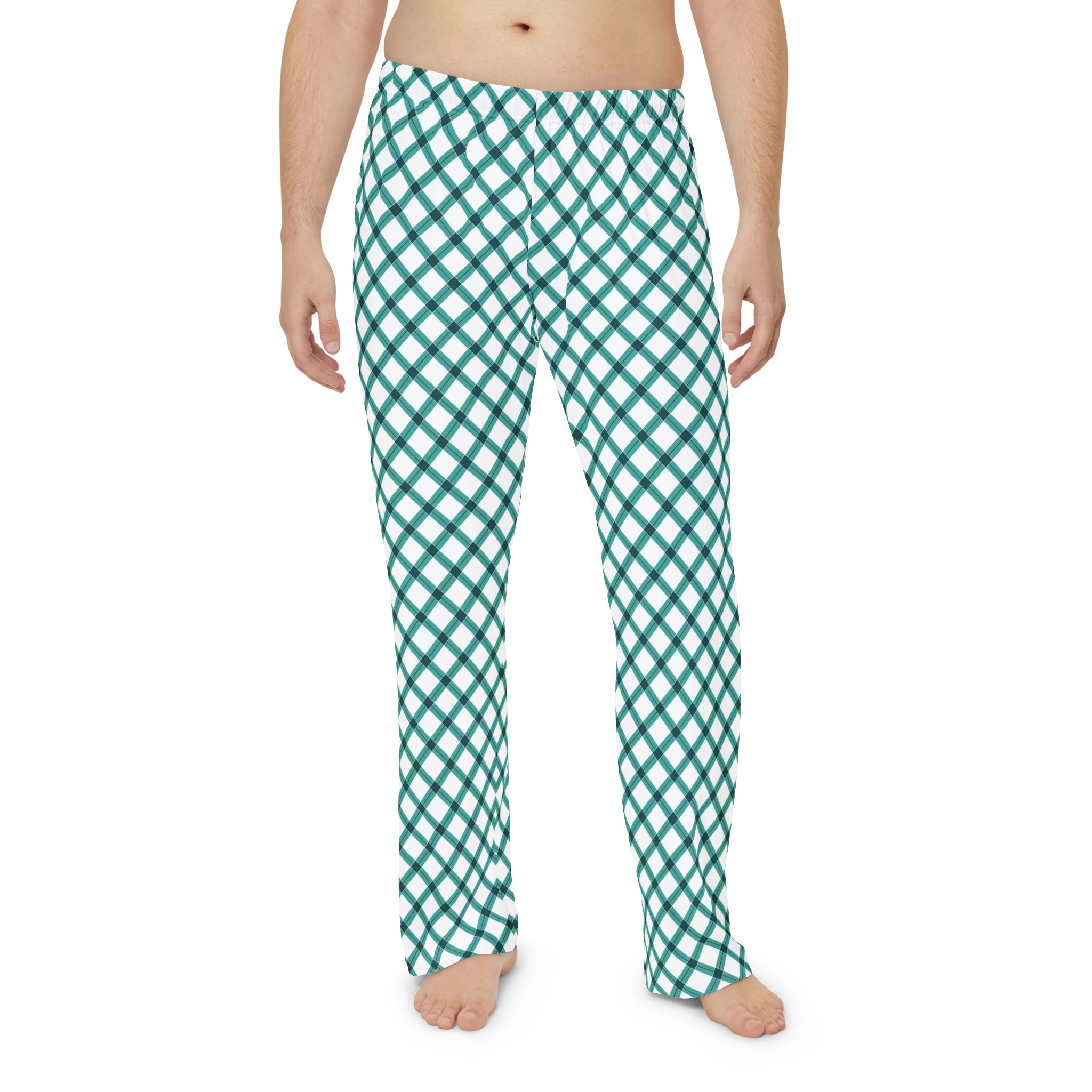 Men's Pajama Pants (AOP) - Seamless Checkered Designs 24