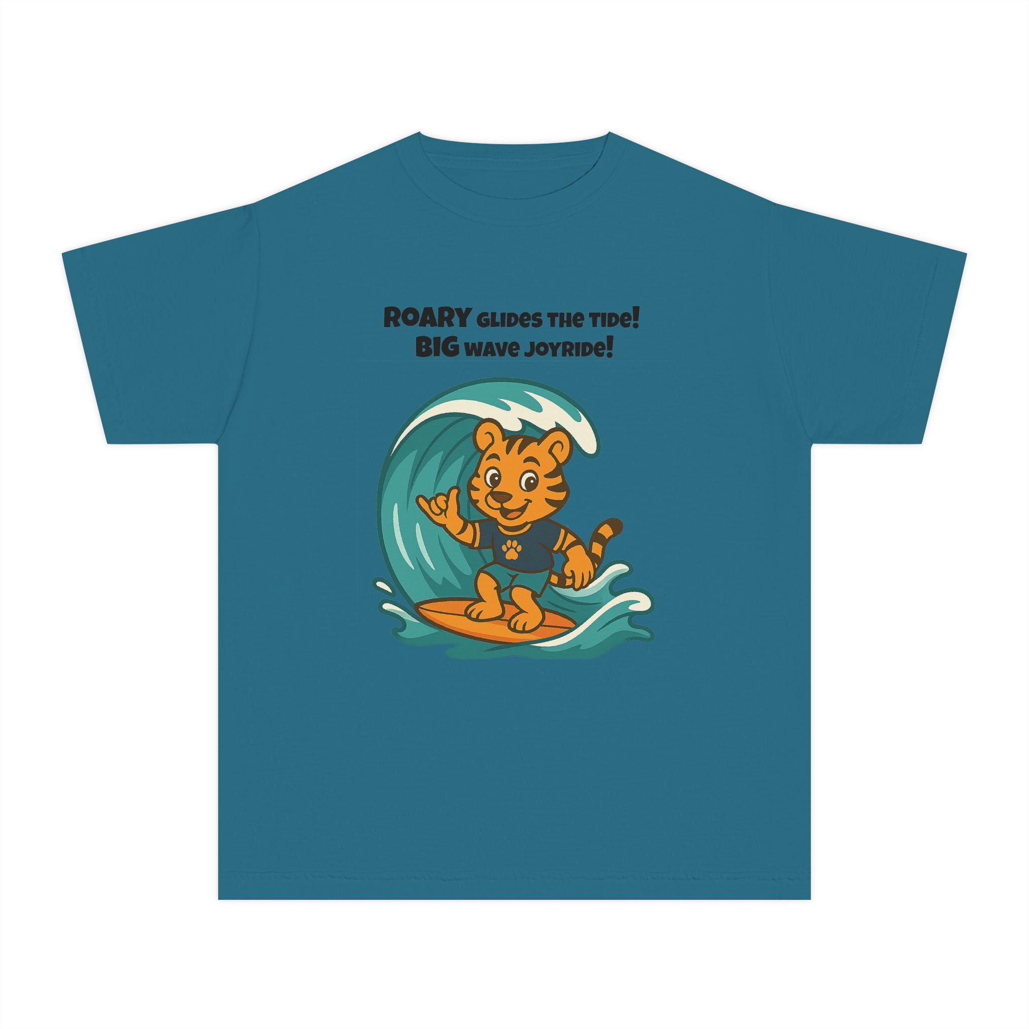 Youth Midweight Cotton Tee - Roary's Surf time
