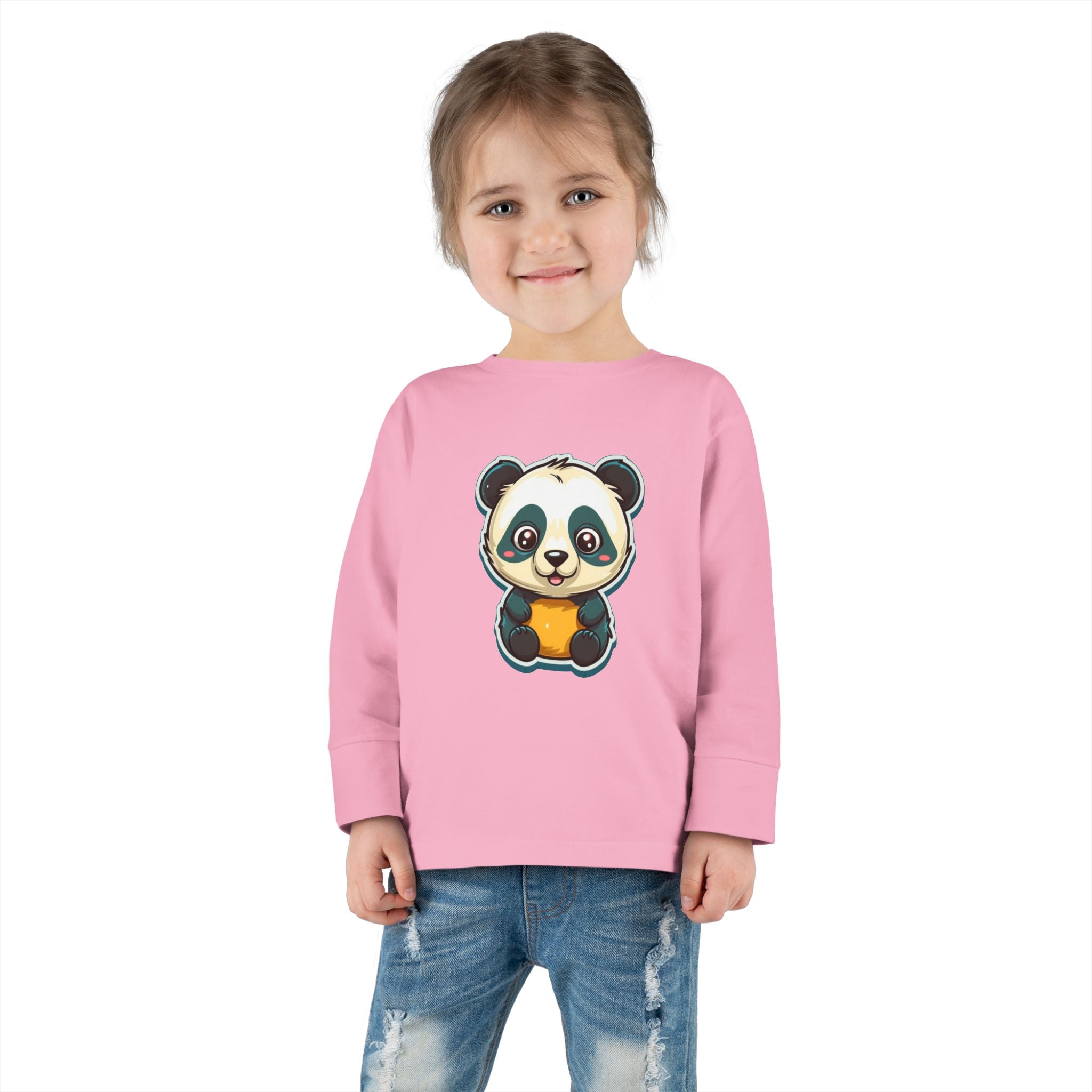 Toddler Long Sleeve Tee - Panda Cub