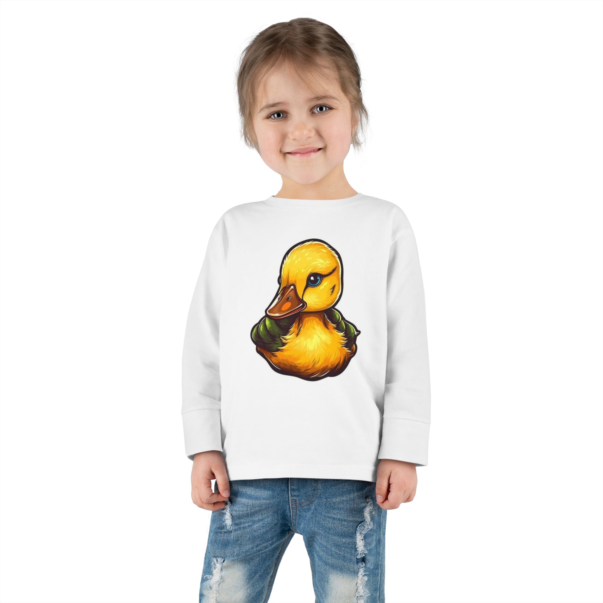 Toddler Long Sleeve Tee - Duck Duckling