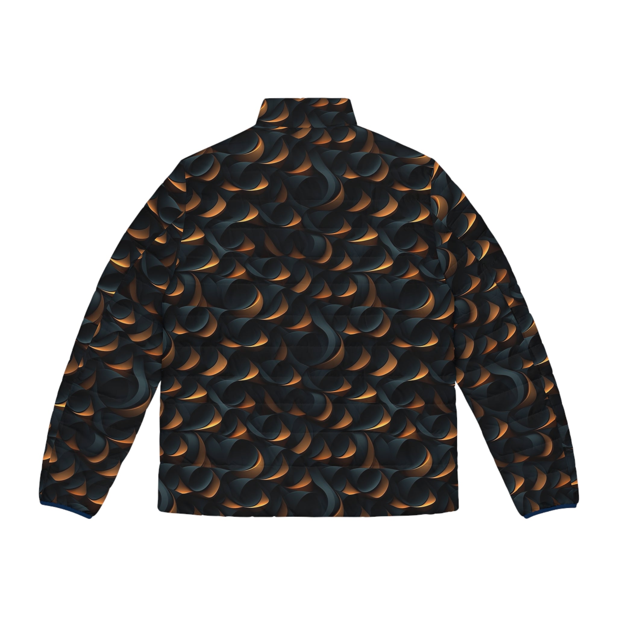 Men's Puffer Jacket (AOP) - Abstract Designs 14