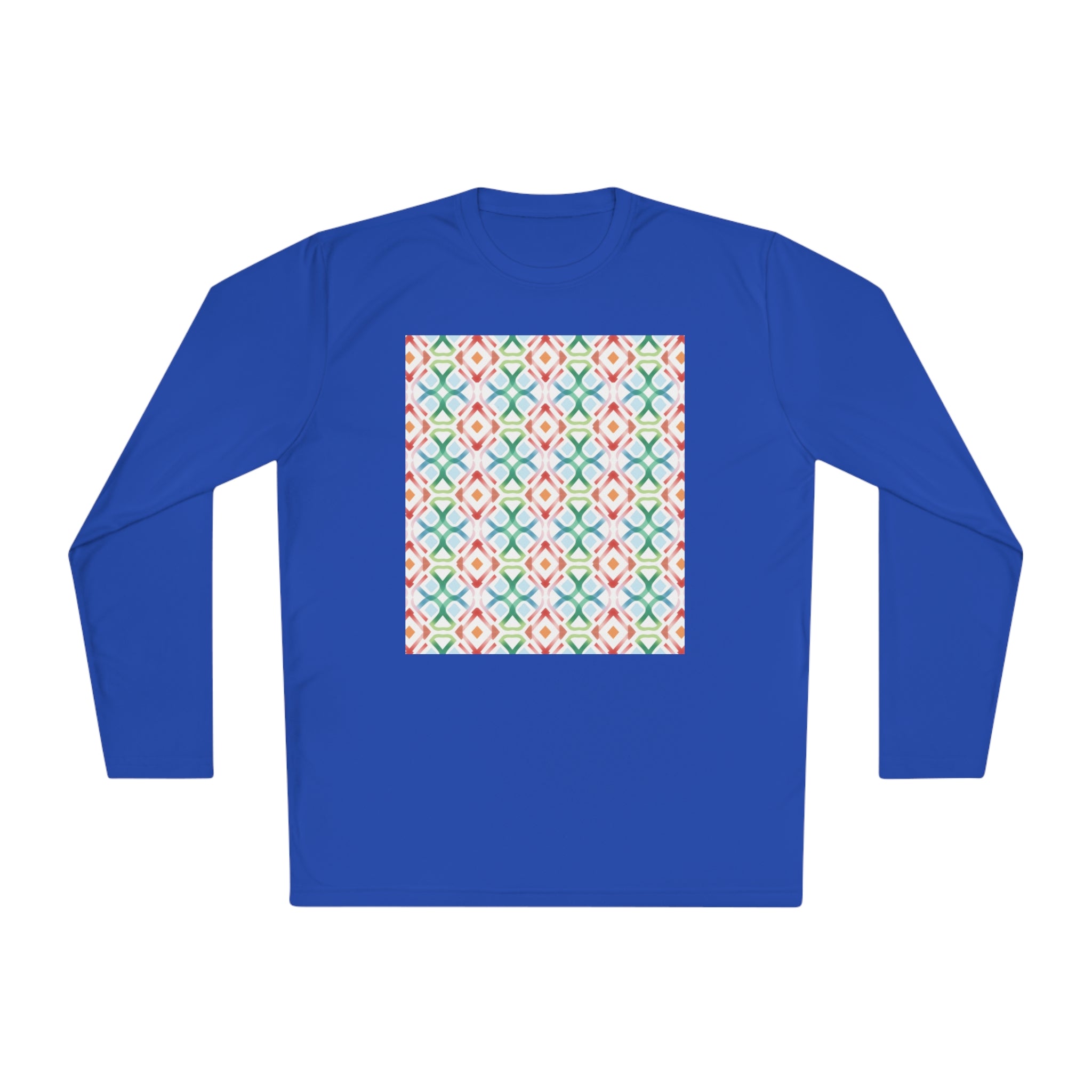 Unisex Lightweight Long Sleeve Tee (AOP) - Abstract Designs 09