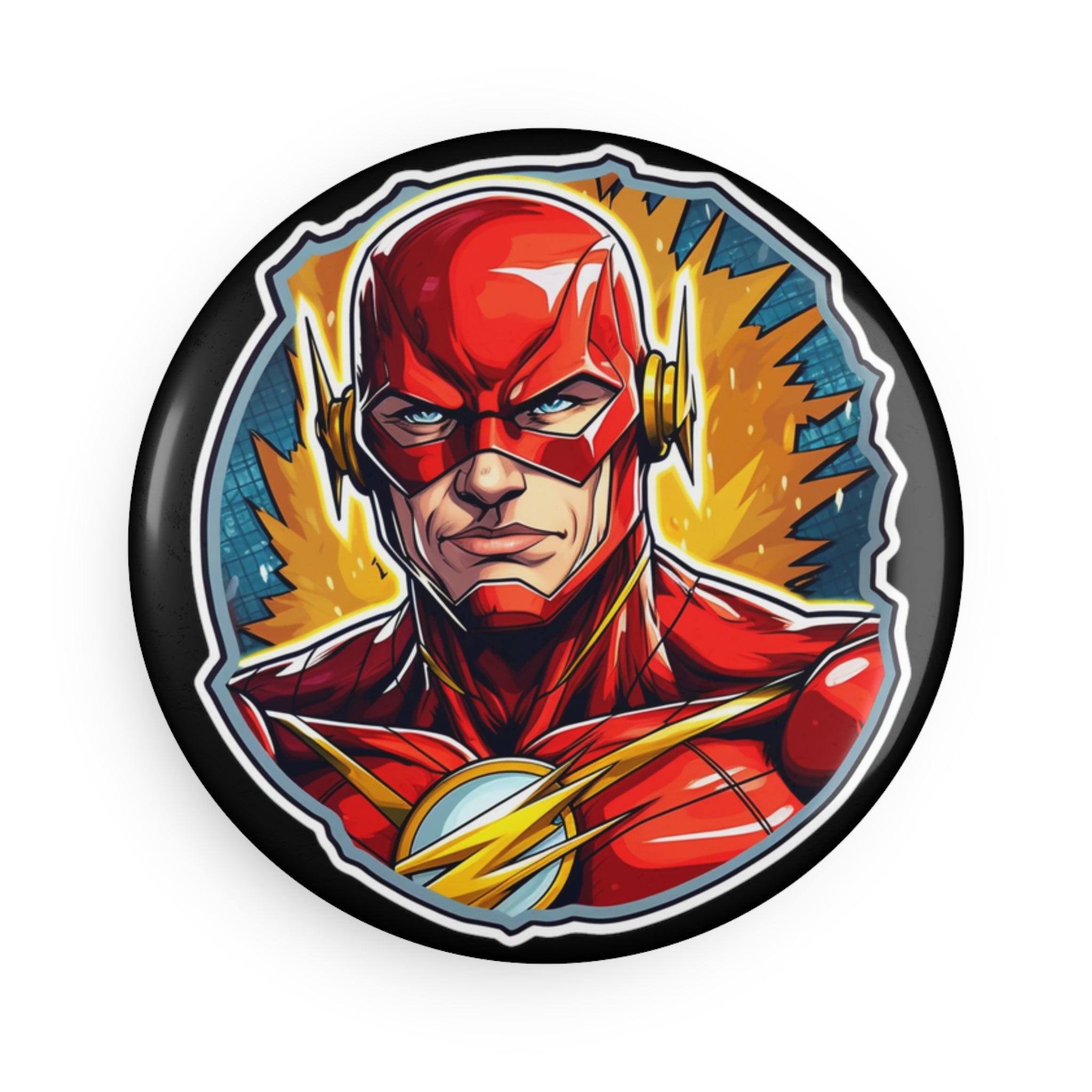 Button Magnet, Round (1 & 10 pcs) - Flash