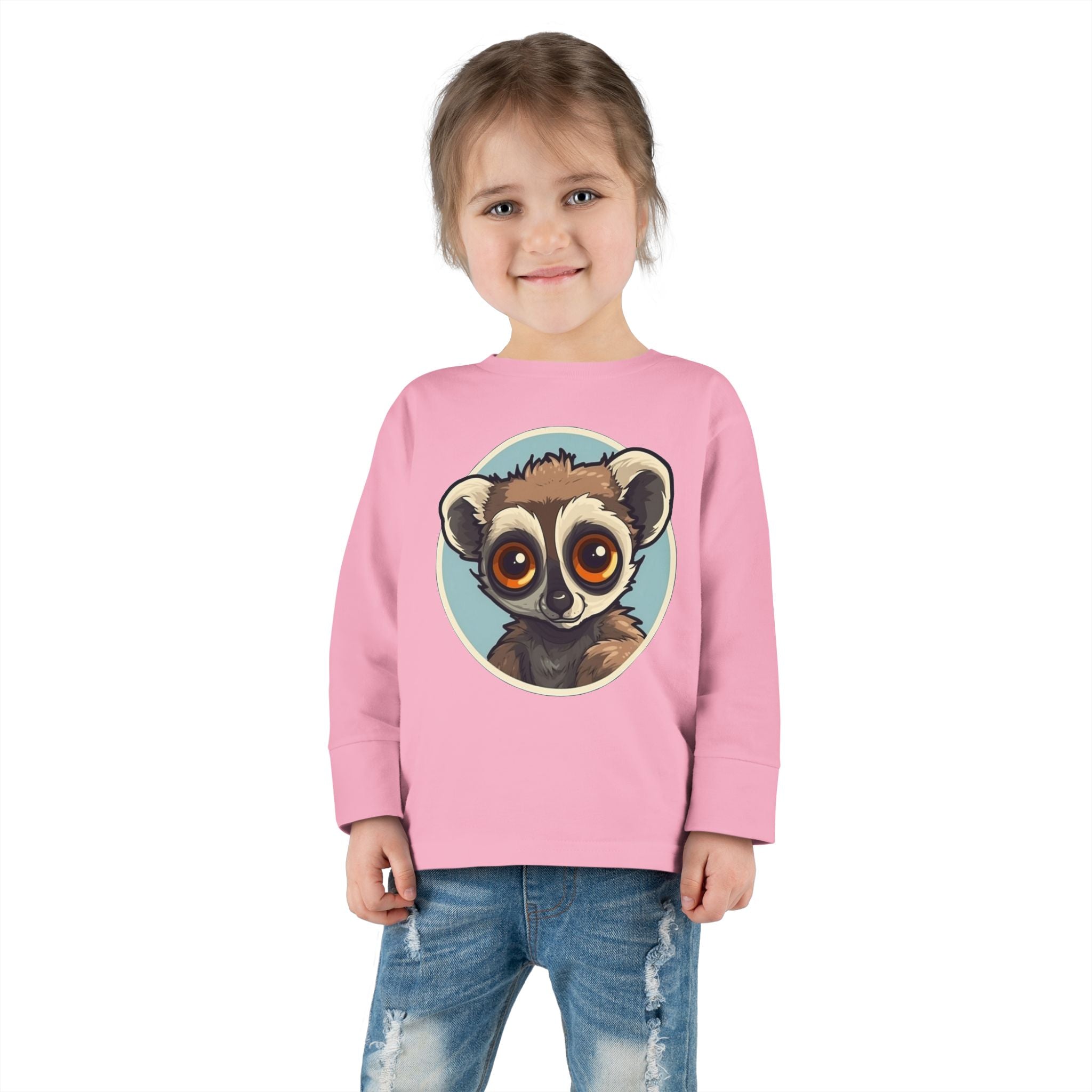Toddler Long Sleeve Tee - Lemur Pup