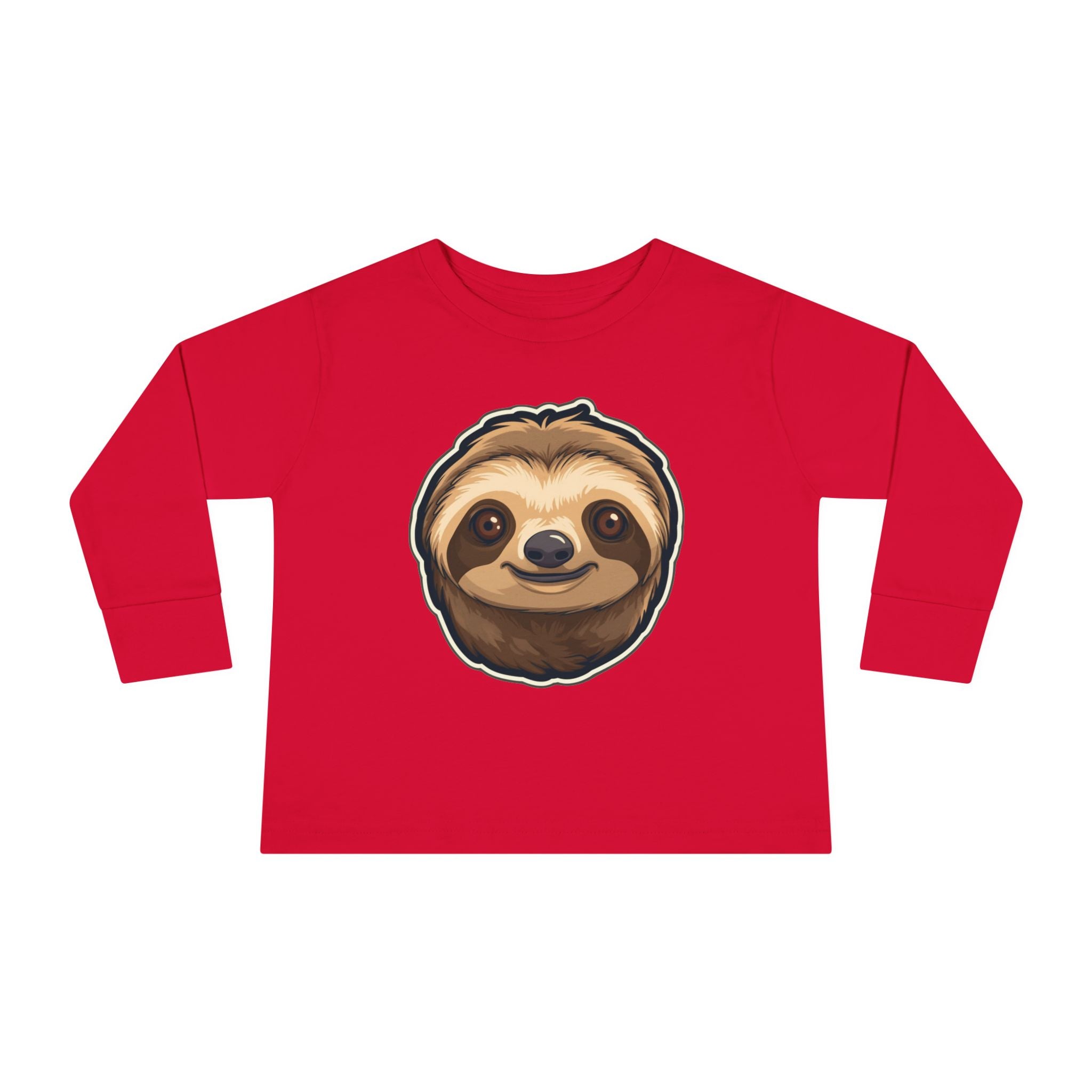 Toddler Long Sleeve Tee - Sloth Pup