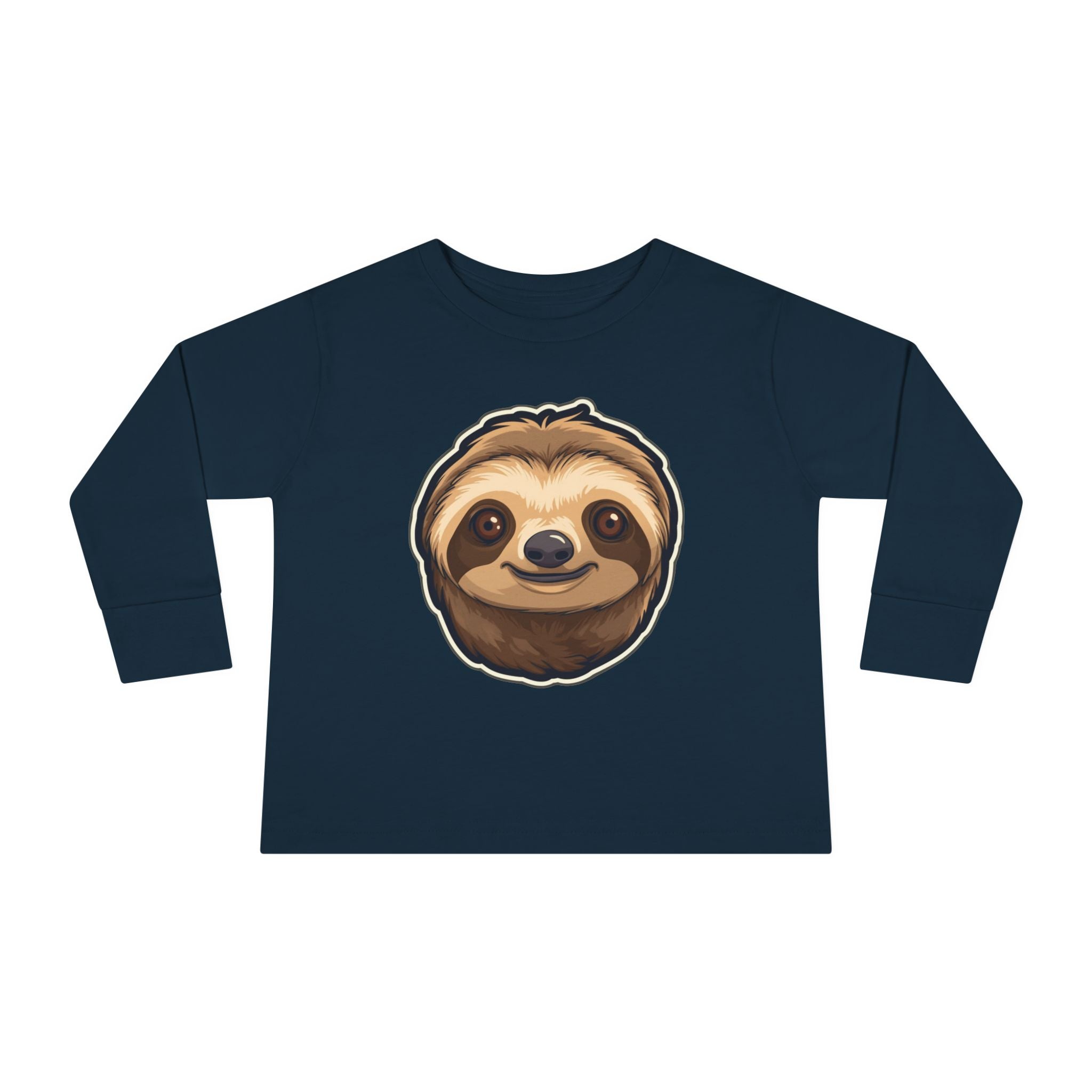Toddler Long Sleeve Tee - Sloth Pup